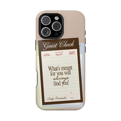 Guest Check iPhone Case - SmartHomeGoodies