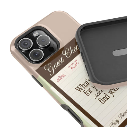 Guest Check iPhone Case - SmartHomeGoodies