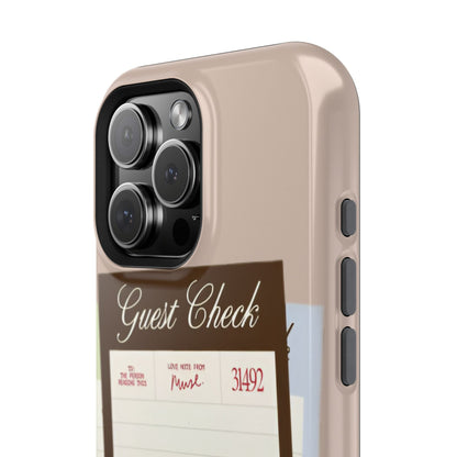 Guest Check iPhone Case - SmartHomeGoodies