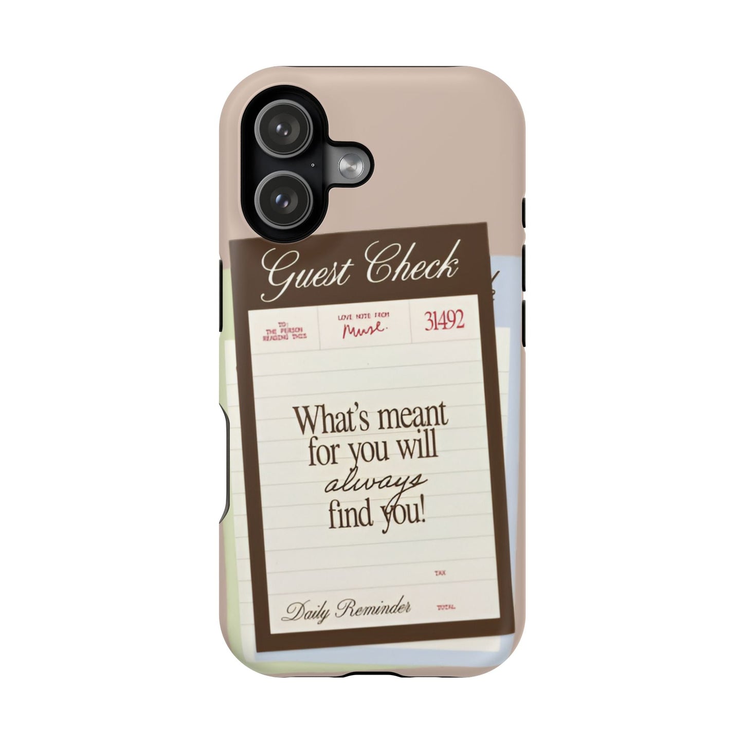 Guest Check iPhone Case - SmartHomeGoodies