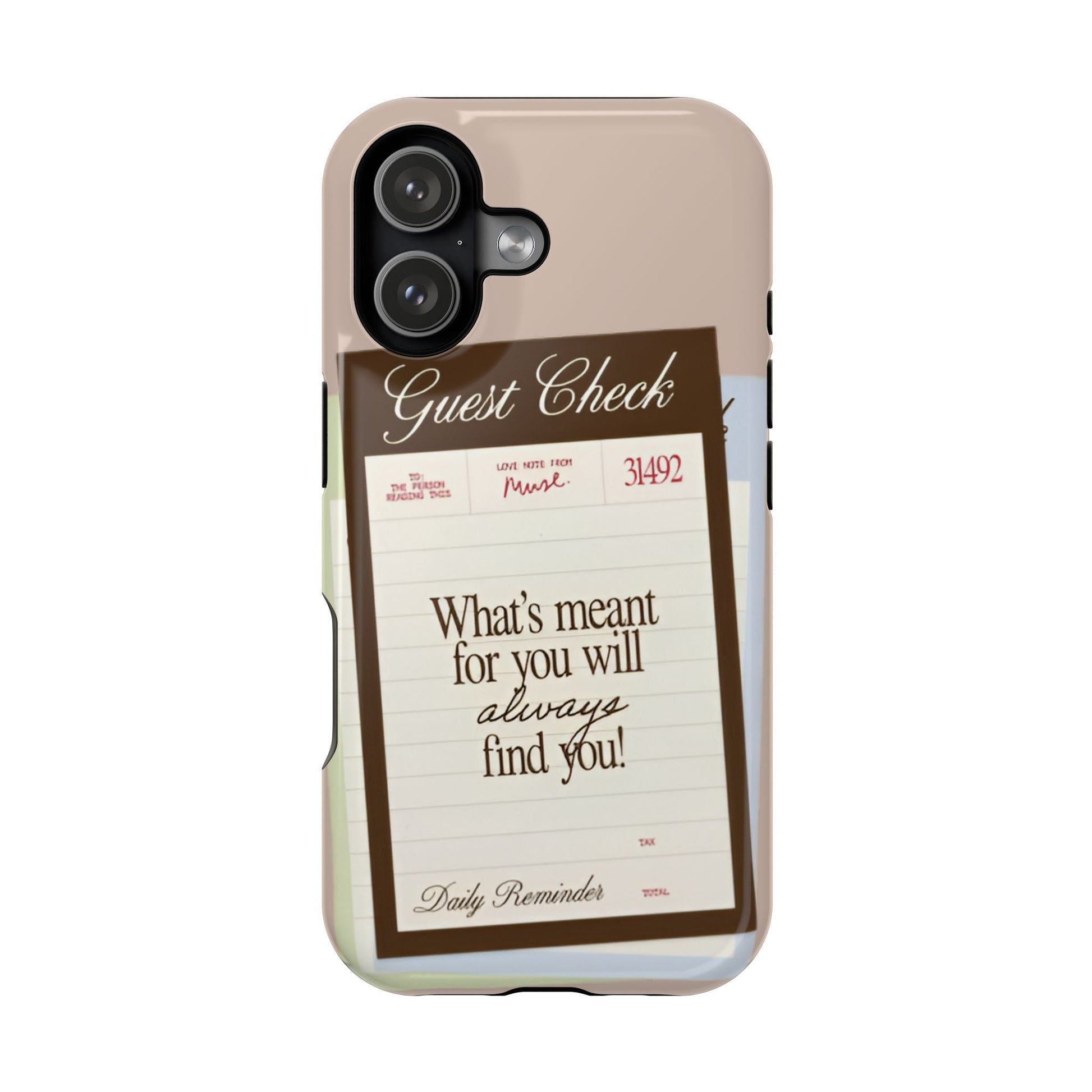 Guest Check iPhone Case - SmartHomeGoodies