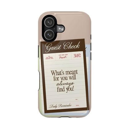 Guest Check iPhone Case - SmartHomeGoodies