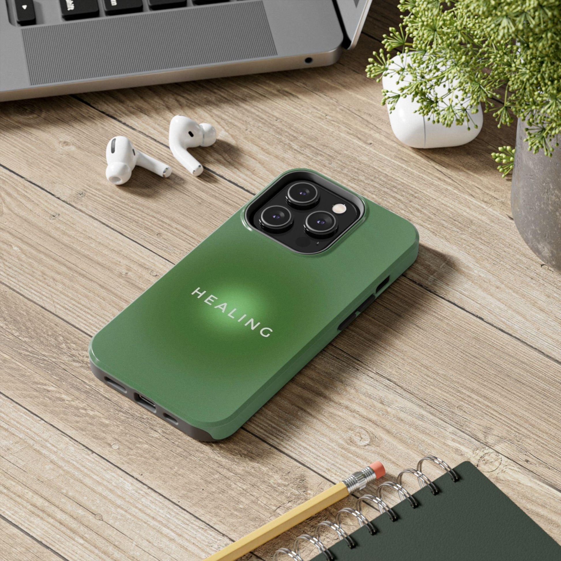 Healing Tough iPhone Cases in Green - SmartHomeGoodies