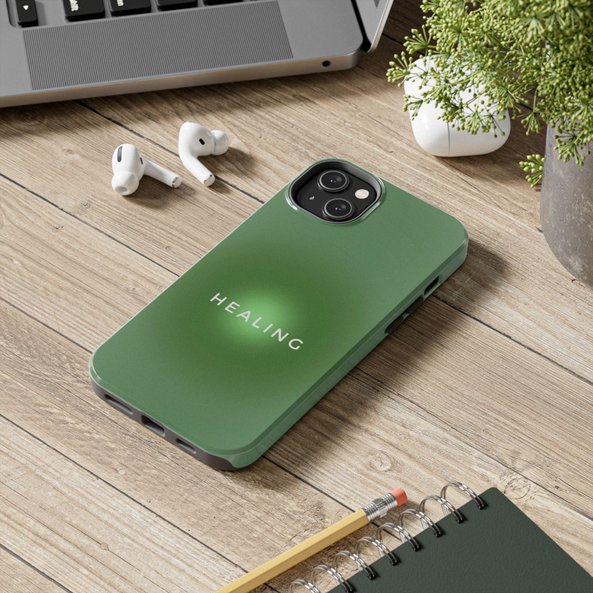 Healing Tough iPhone Cases in Green - SmartHomeGoodies