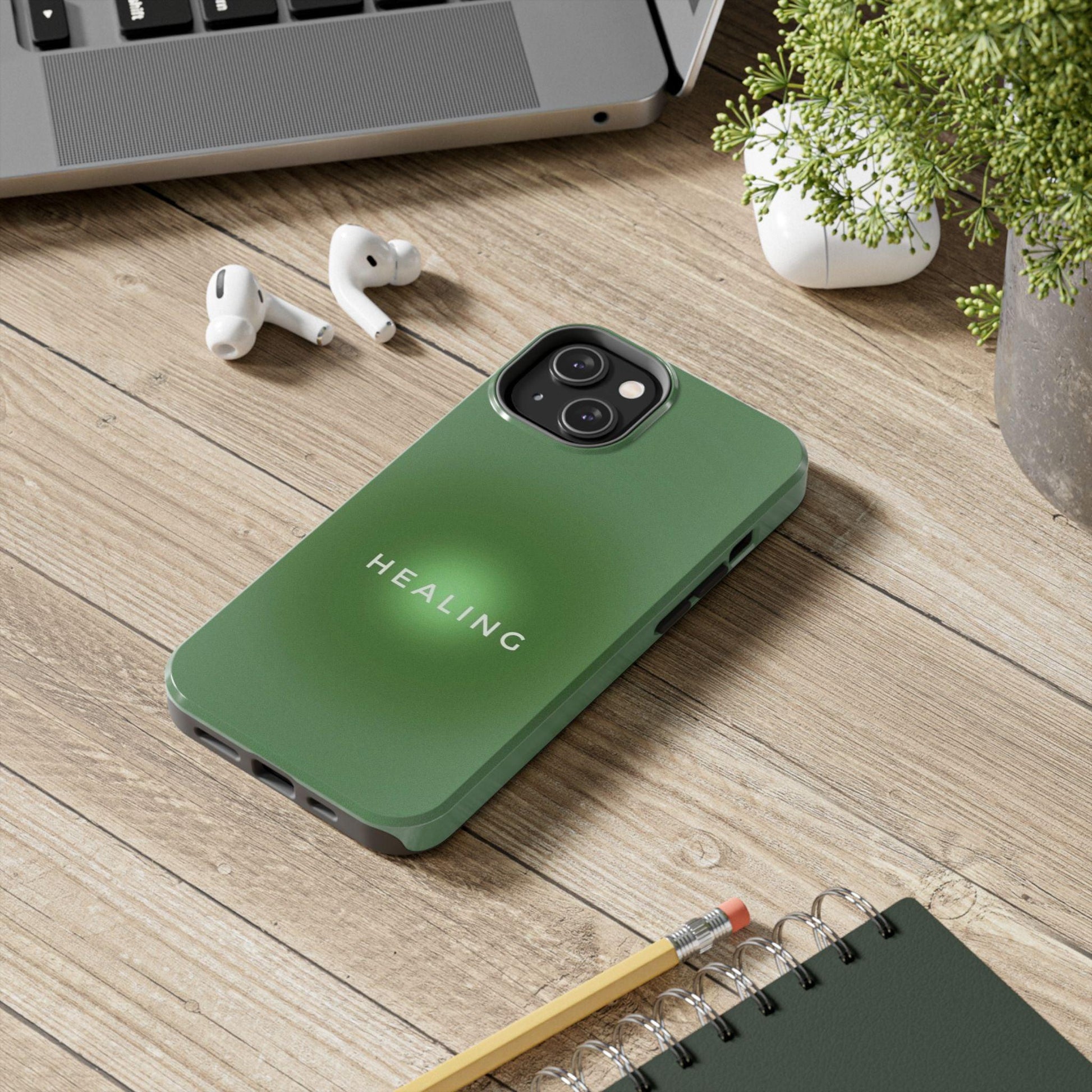 Healing Tough iPhone Cases in Green - SmartHomeGoodies