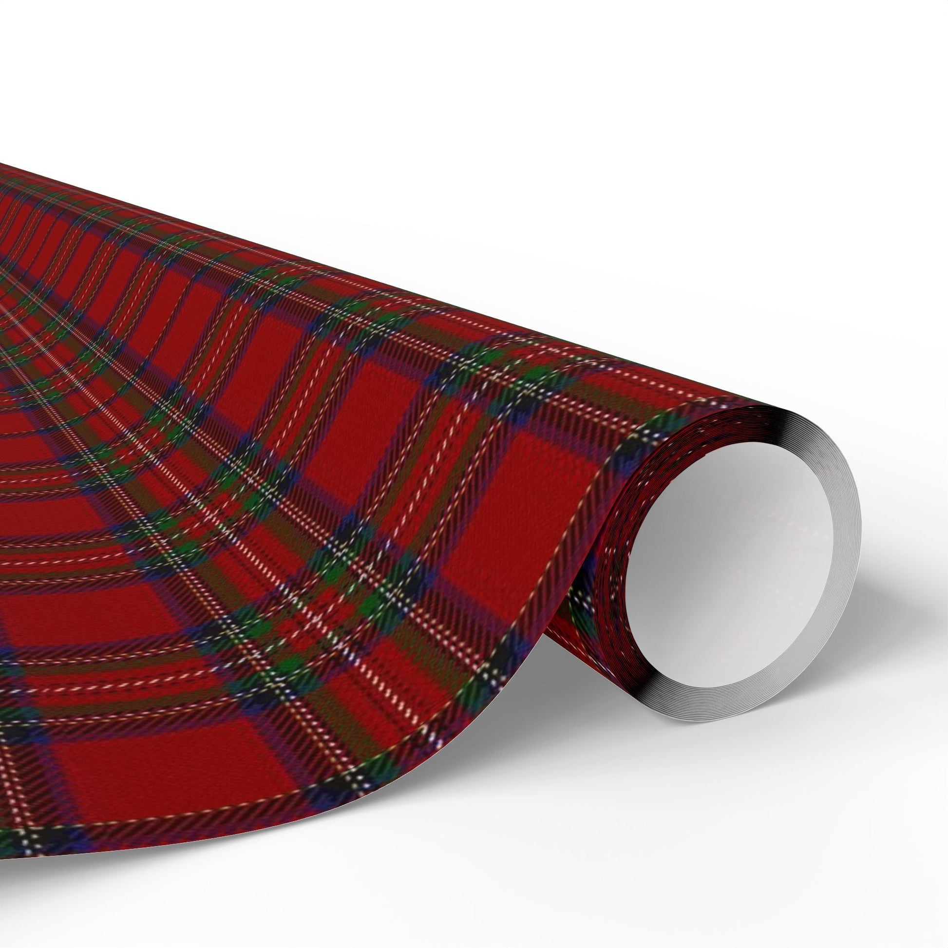 Heritage Tartan Plaid Wrapping Paper - Classic Red Scottish Gift Wrap for Christmas & Holidays - SmartHomeGoodies