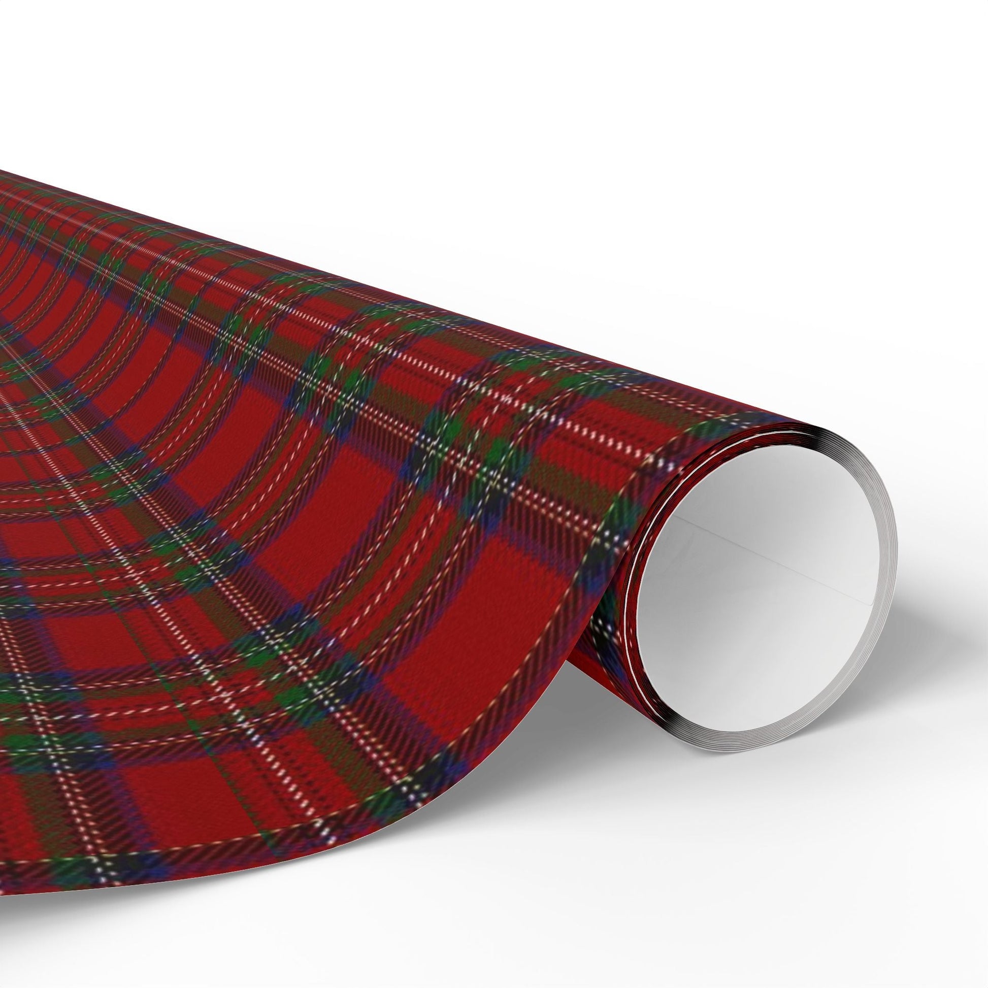 Heritage Tartan Plaid Wrapping Paper - Classic Red Scottish Gift Wrap for Christmas & Holidays - SmartHomeGoodies