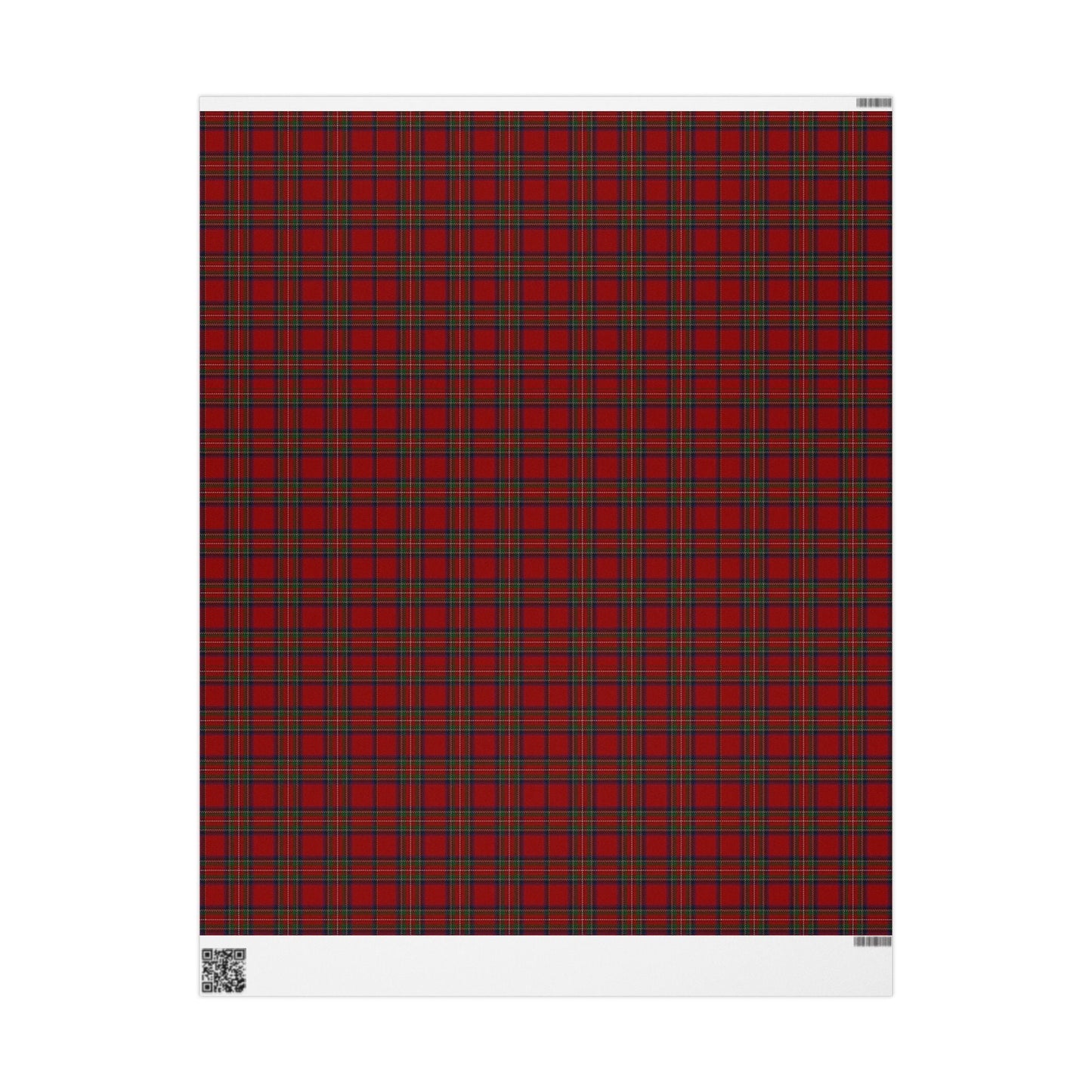 Heritage Tartan Plaid Wrapping Paper - Classic Red Scottish Gift Wrap for Christmas & Holidays - SmartHomeGoodies