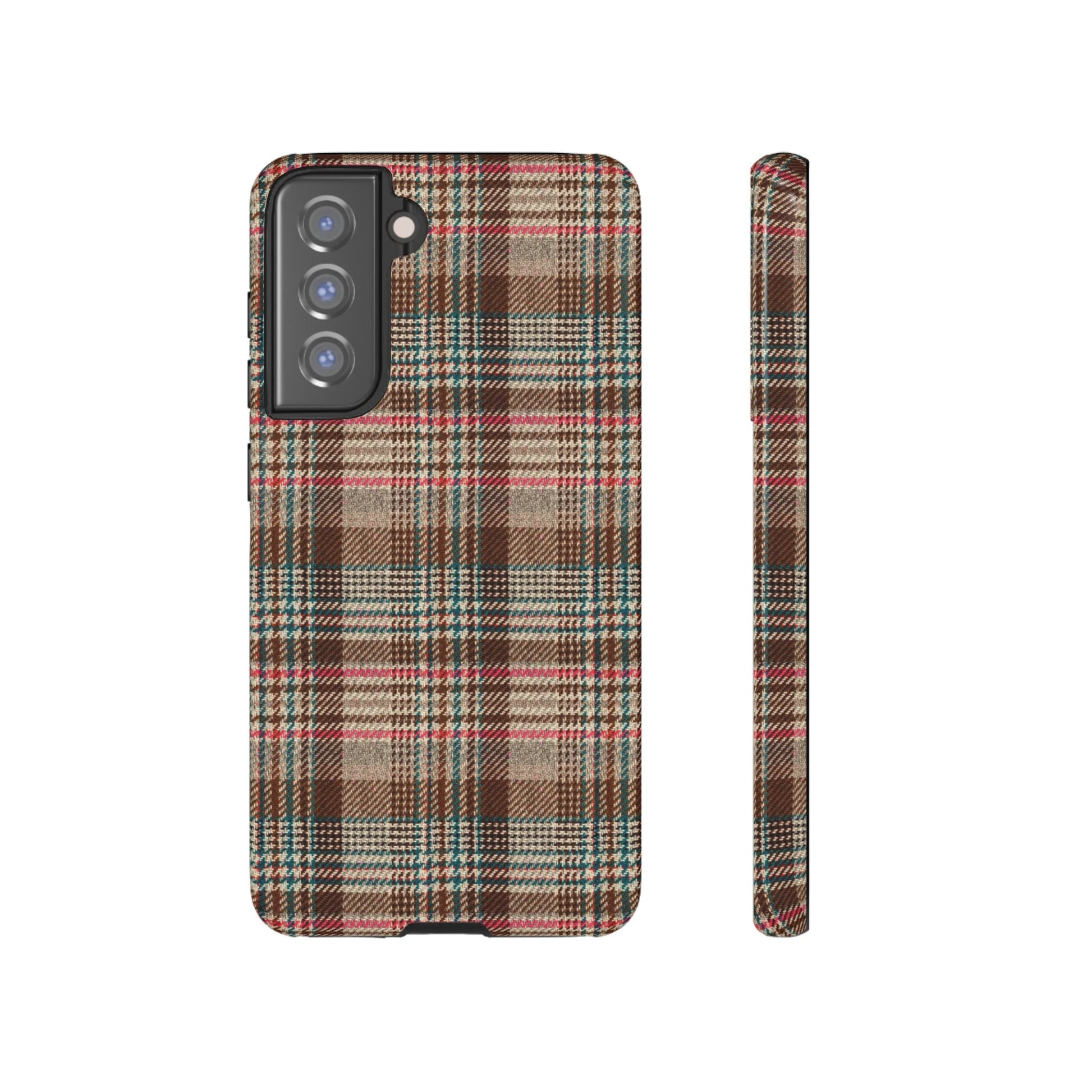 Herringbone Scottish Plaid Phone Case - SmartHomeGoodies