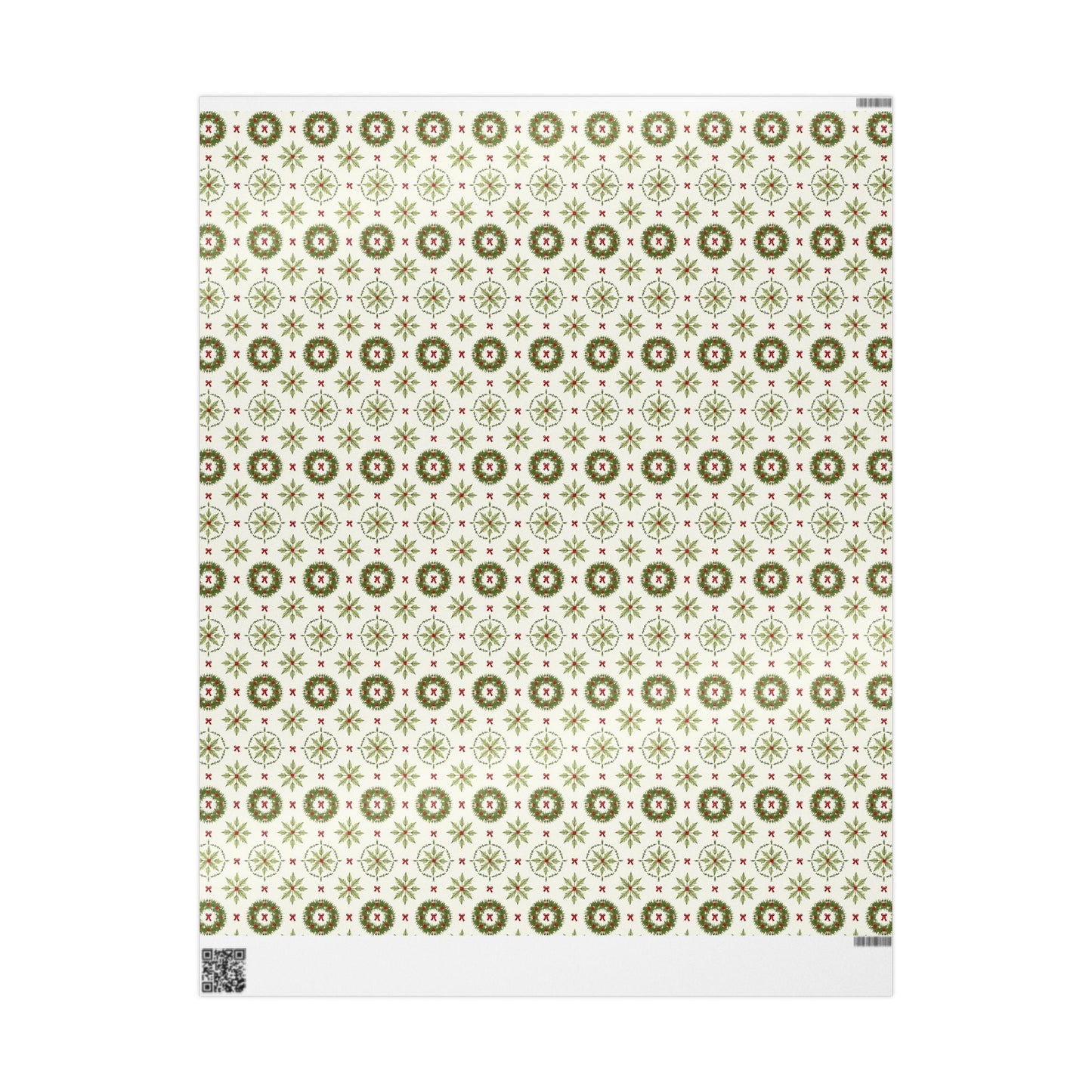 Holly Hexagon Wrapping Paper - SmartHomeGoodies