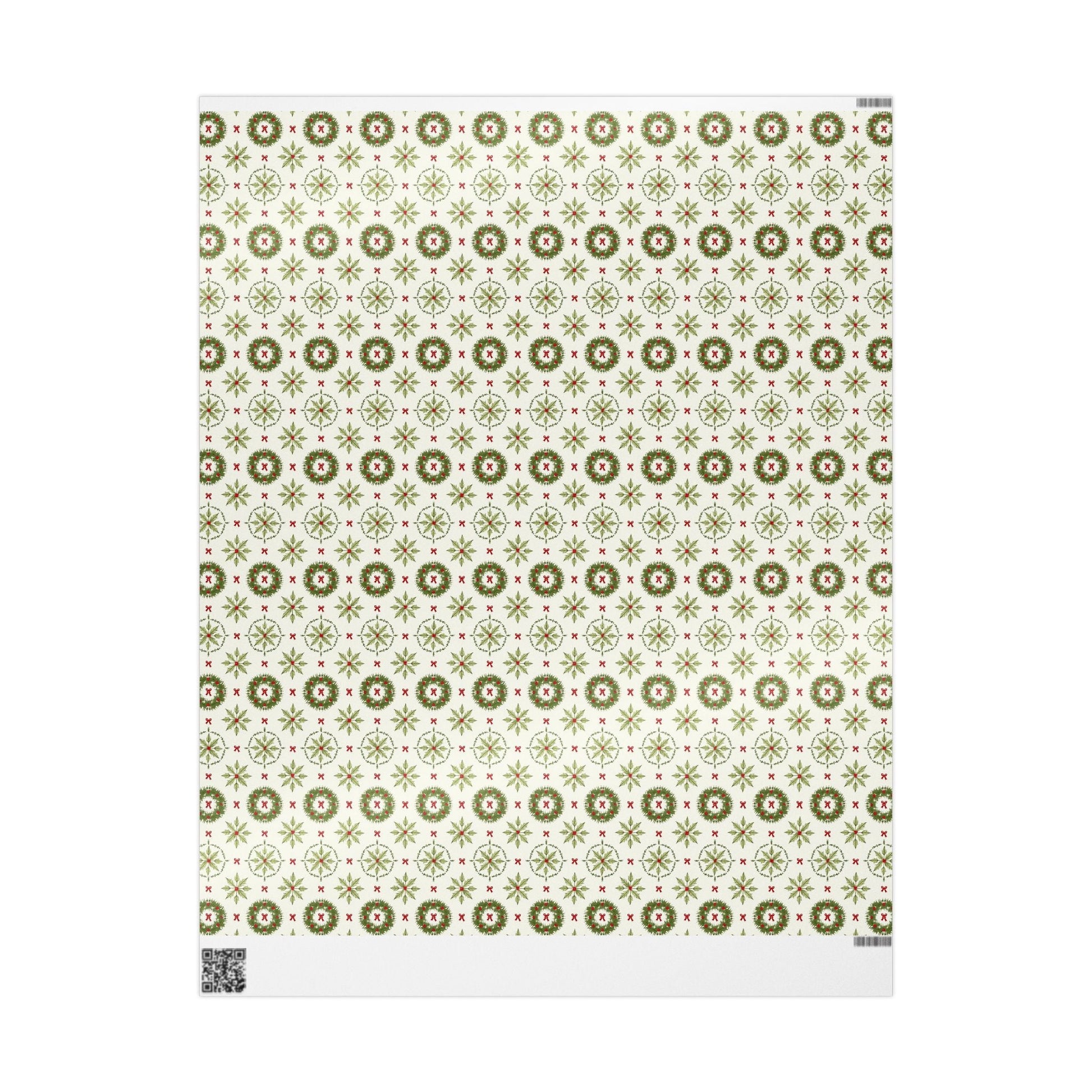 Holly Hexagon Wrapping Paper - SmartHomeGoodies