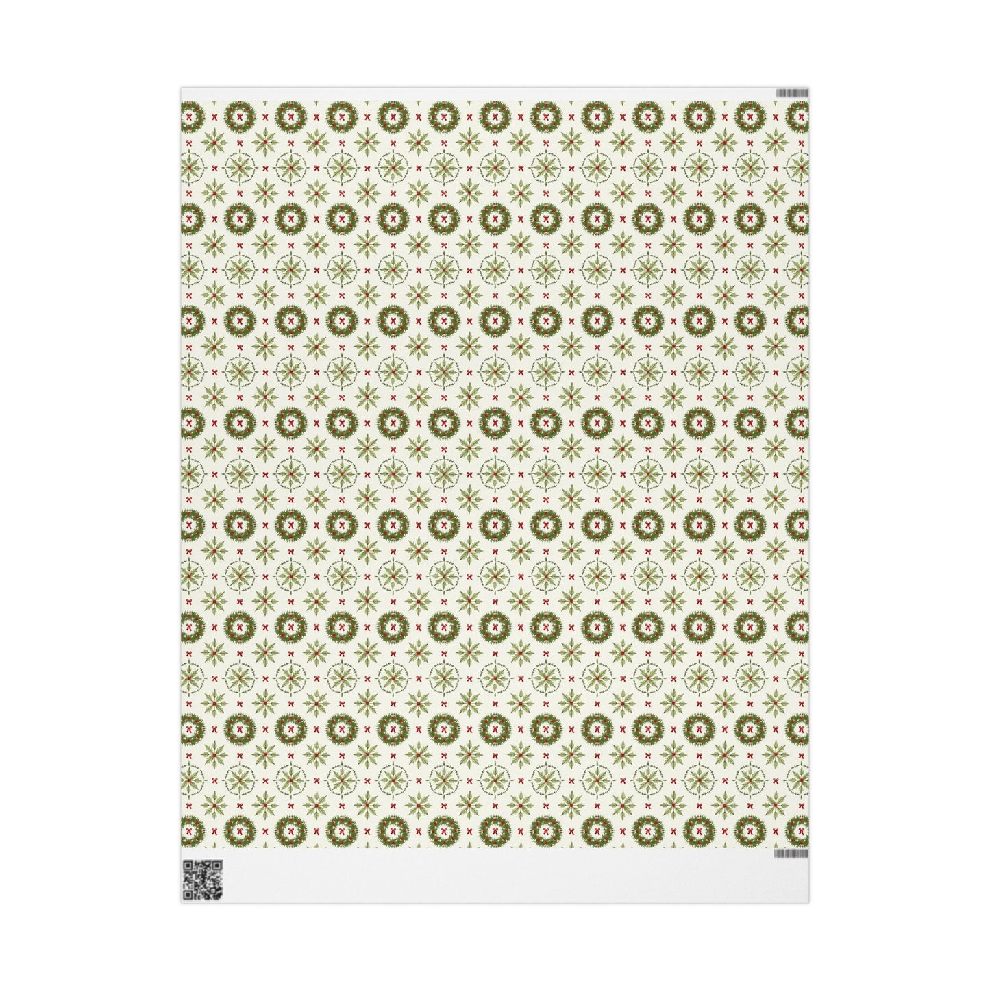 Holly Hexagon Wrapping Paper - SmartHomeGoodies