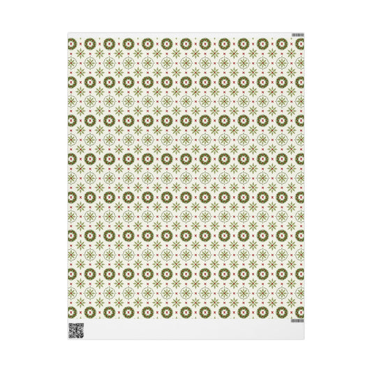 Holly Hexagon Wrapping Paper - SmartHomeGoodies