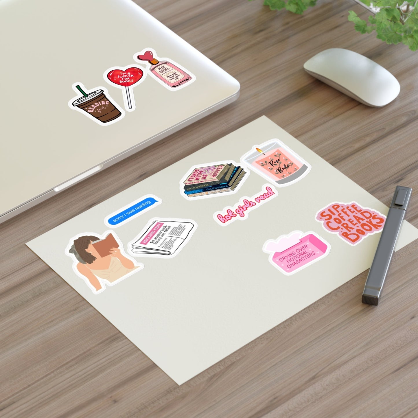 Hot Girls Read Sticker Sheets for Book Reader Girls - SmartHomeGoodies