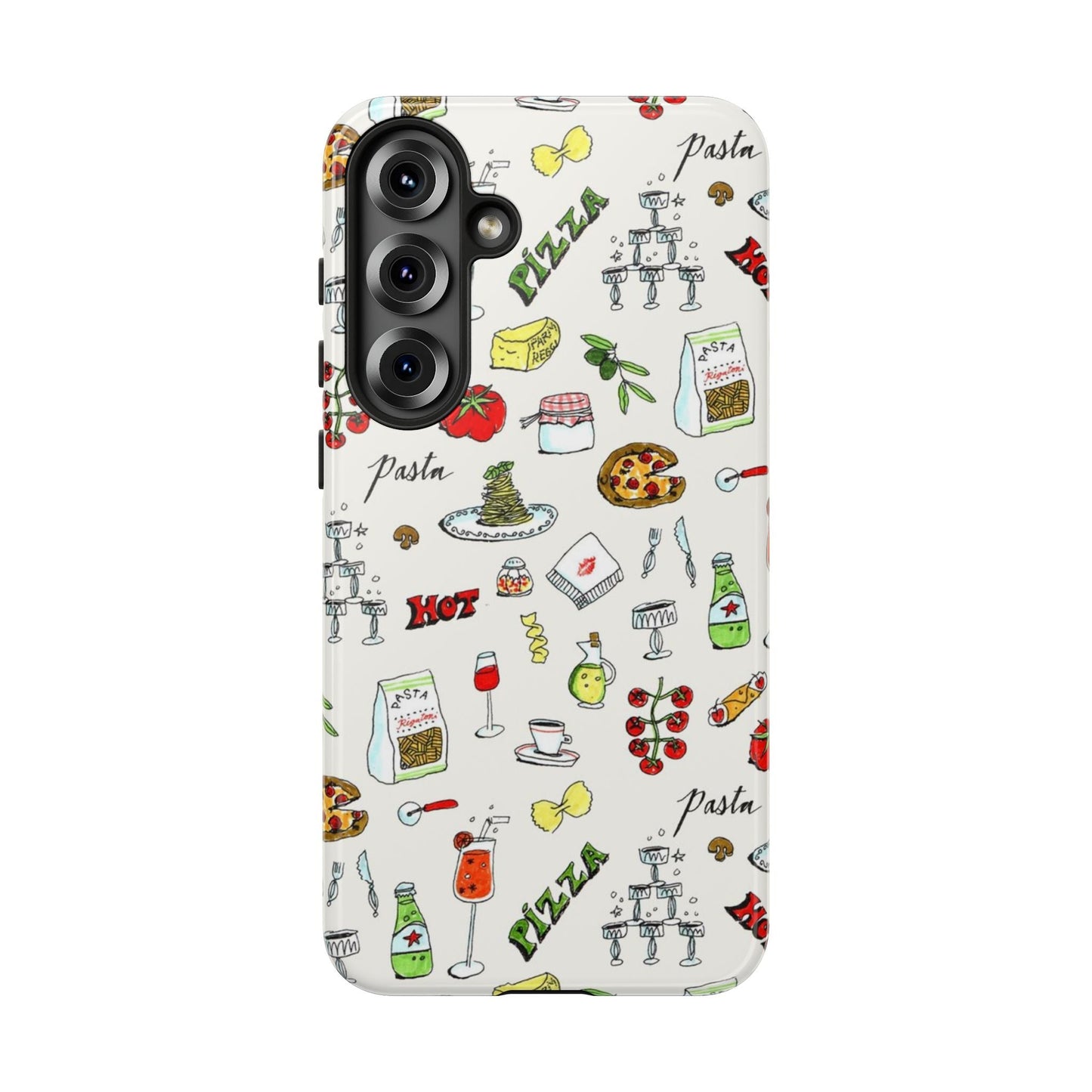 Hot Pizza & Pasta Foodie Phone Cover - SmartHomeGoodies