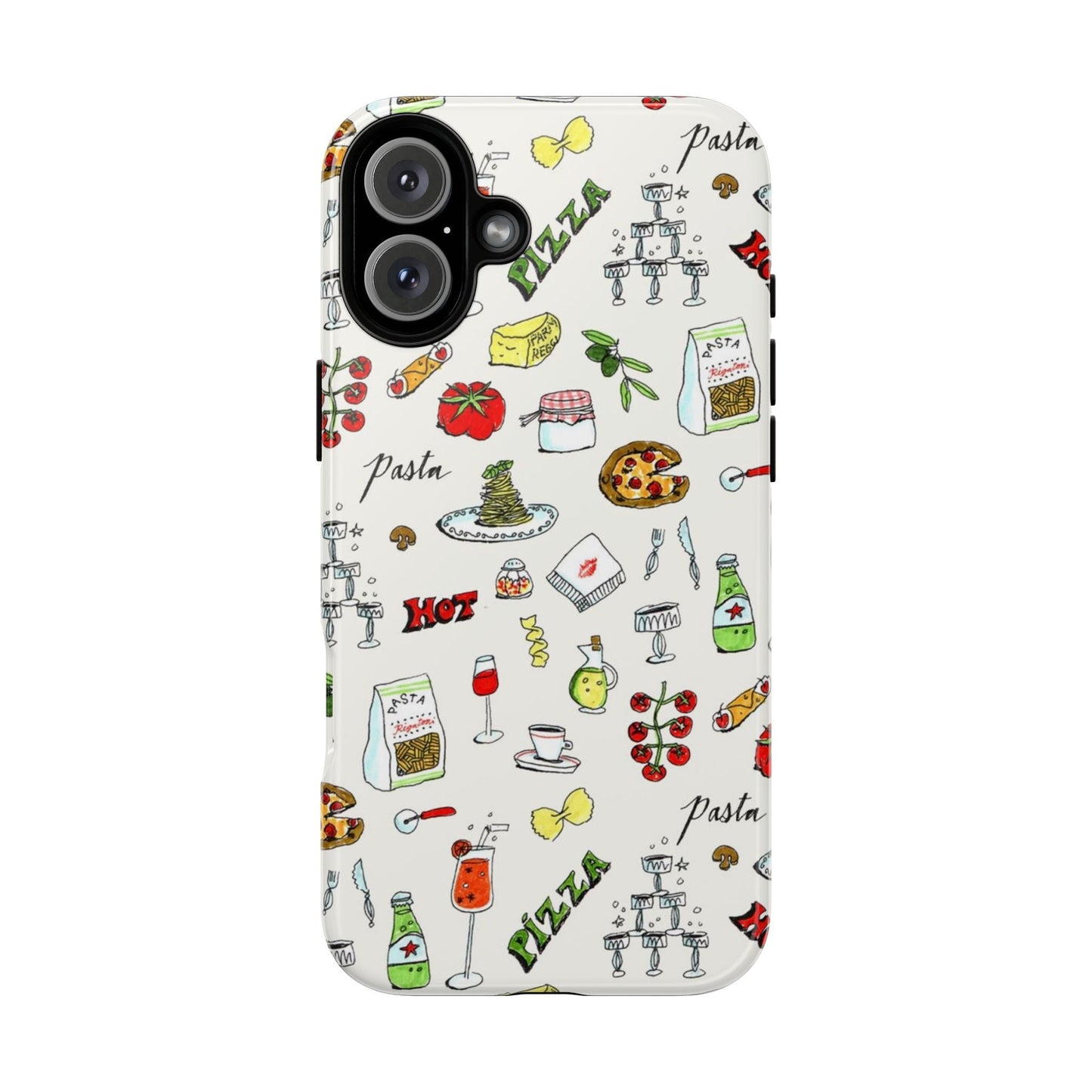 Hot Pizza & Pasta Foodie Phone Cover - SmartHomeGoodies