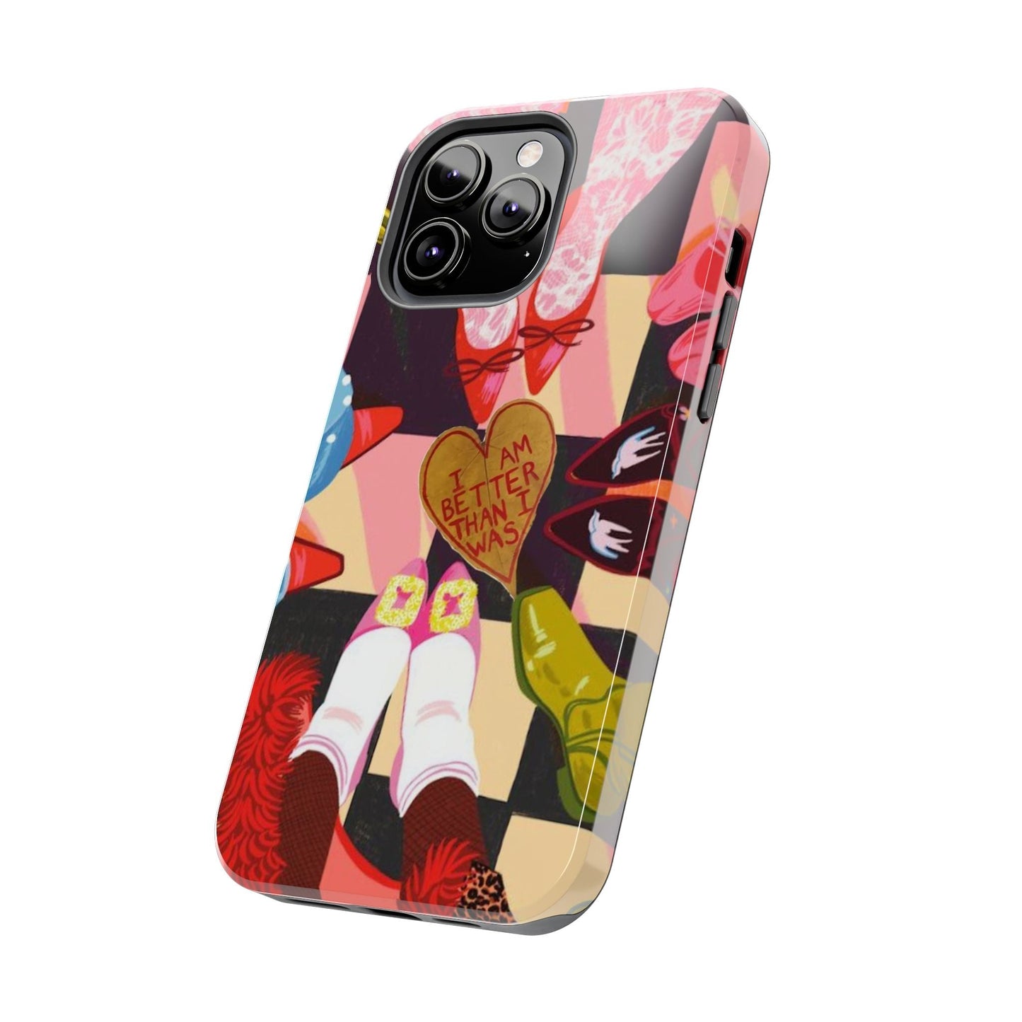 "I Am Better Than I Was" Empowering Tough iPhone Case - SmartHomeGoodies