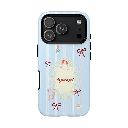 I'm Just A Girl Phone Case - SmartHomeGoodies