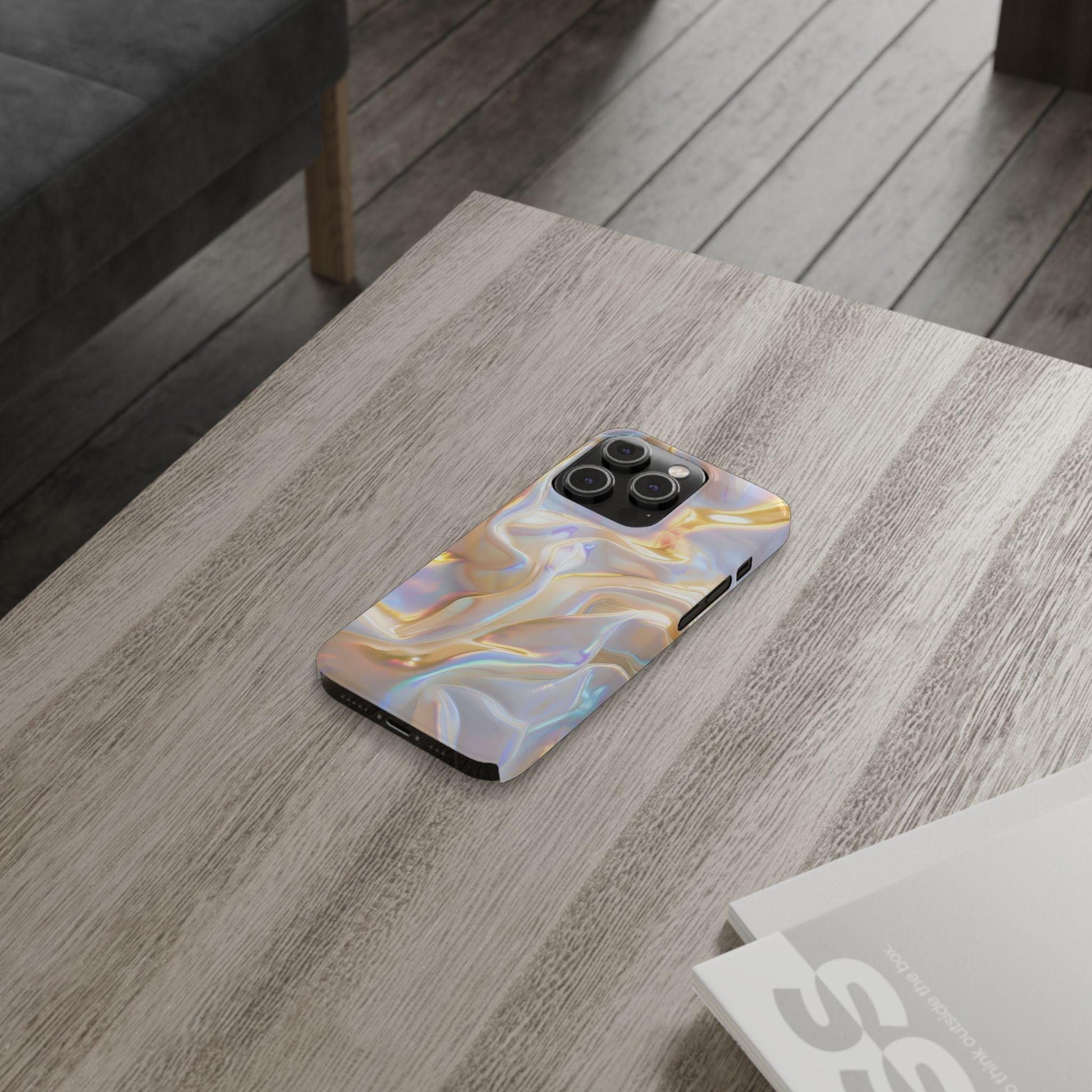 Iridescent Silk Flow Slim iPhone Cases - SmartHomeGoodies
