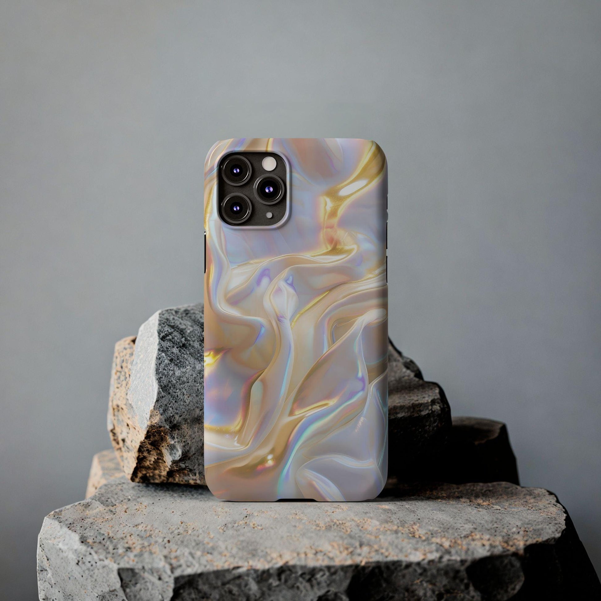 Iridescent Silk Flow Slim iPhone Cases - SmartHomeGoodies