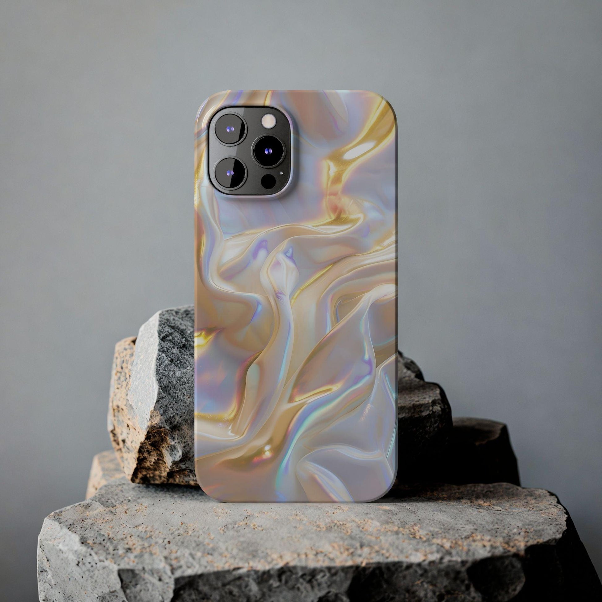 Iridescent Silk Flow Slim iPhone Cases - SmartHomeGoodies
