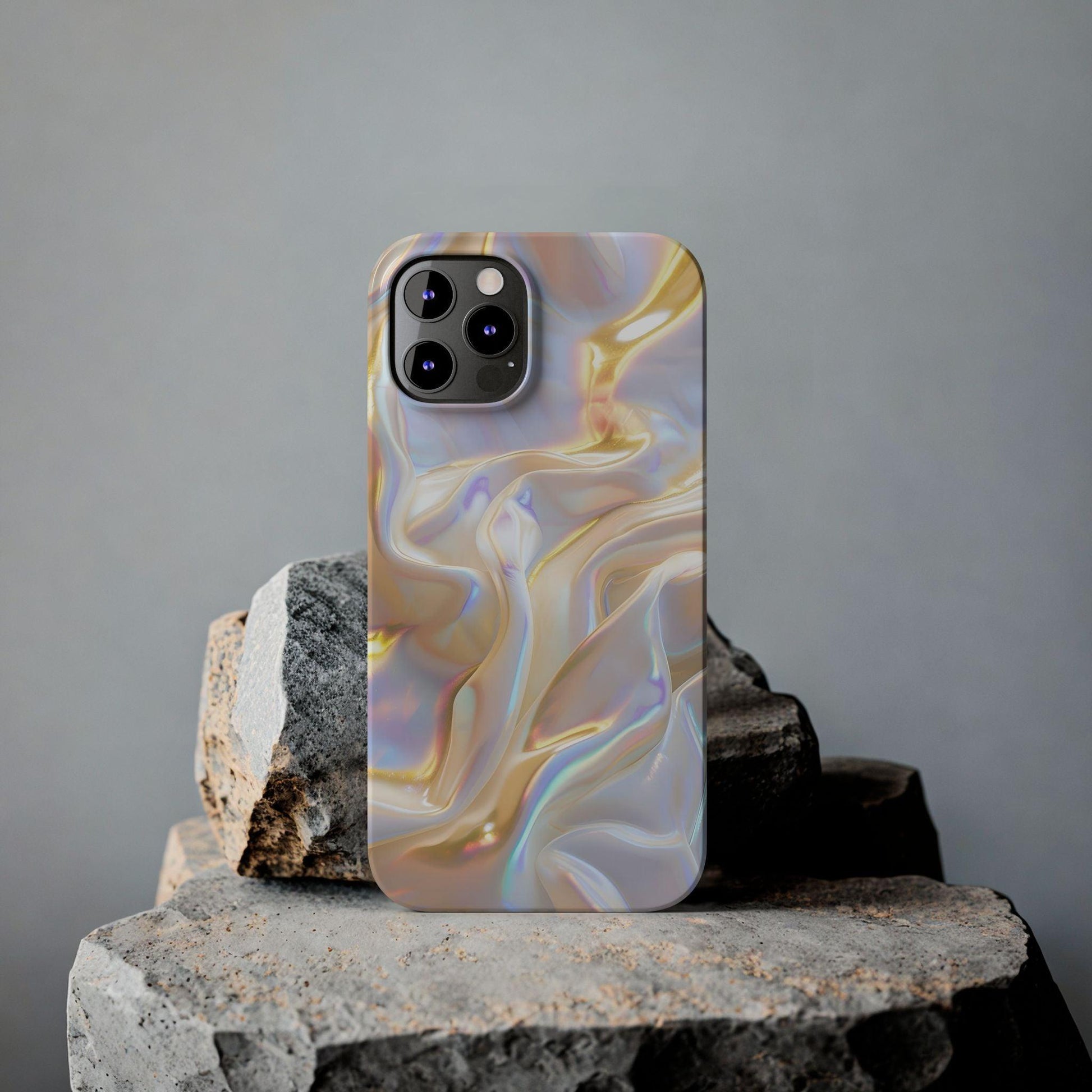 Iridescent Silk Flow Slim iPhone Cases - SmartHomeGoodies