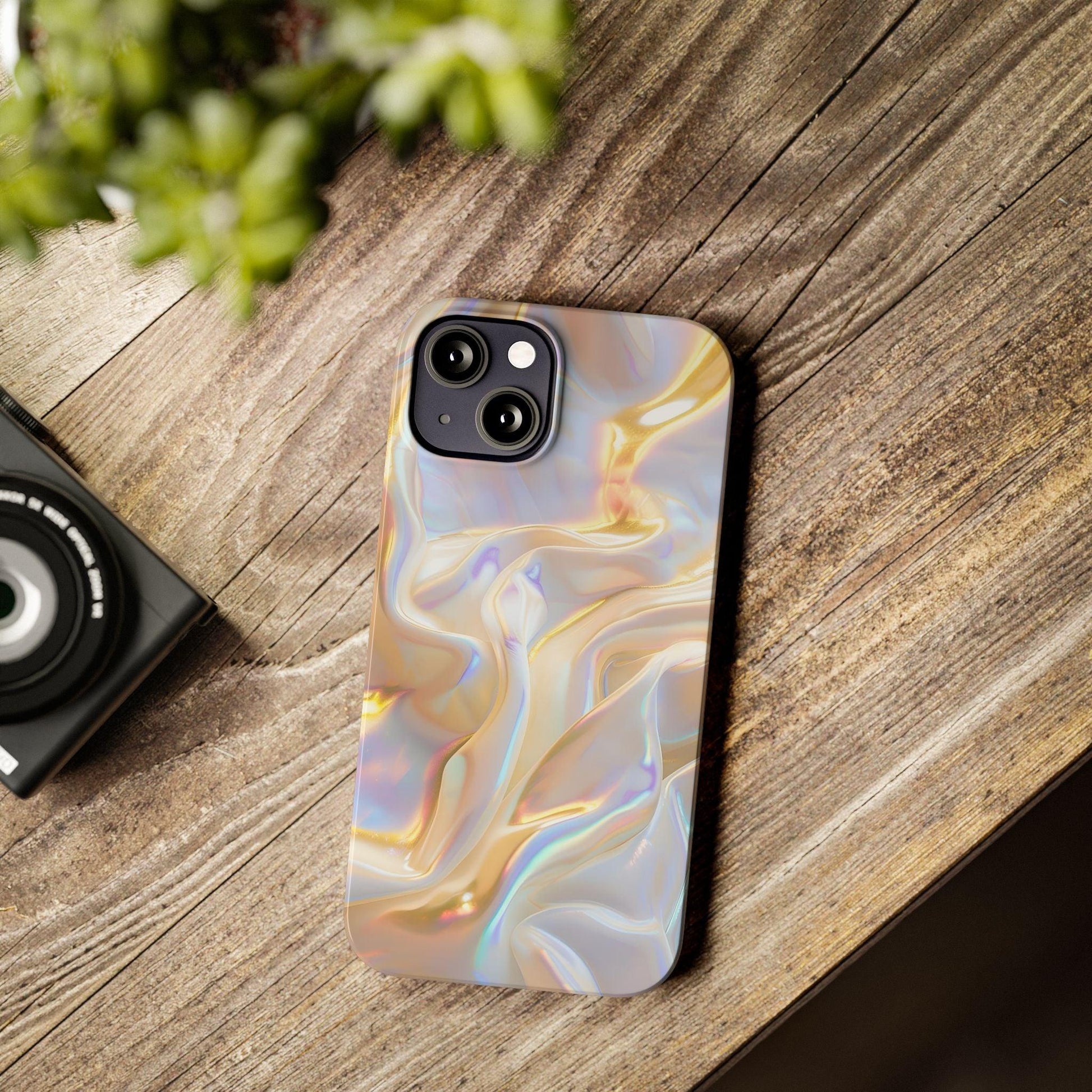 Iridescent Silk Flow Slim iPhone Cases - SmartHomeGoodies