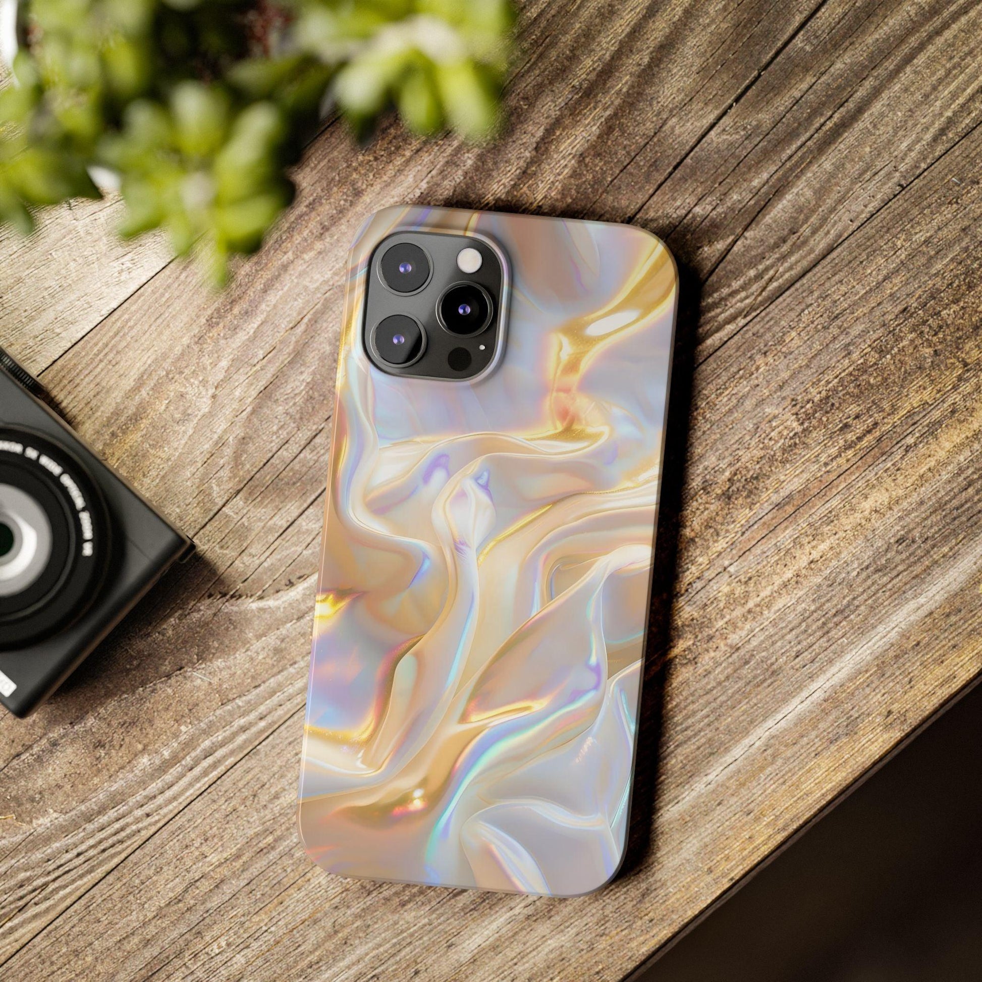 Iridescent Silk Flow Slim iPhone Cases - SmartHomeGoodies