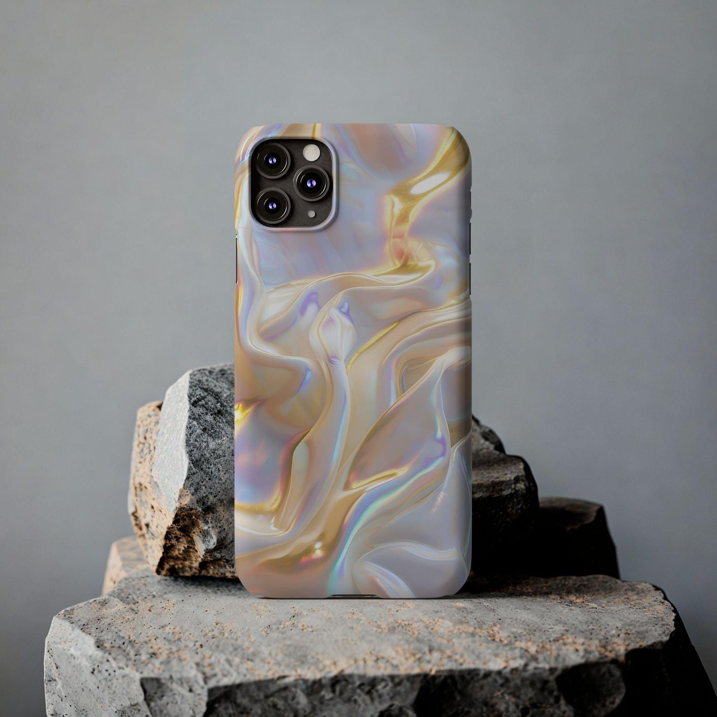 Iridescent Silk Flow Slim iPhone Cases - SmartHomeGoodies