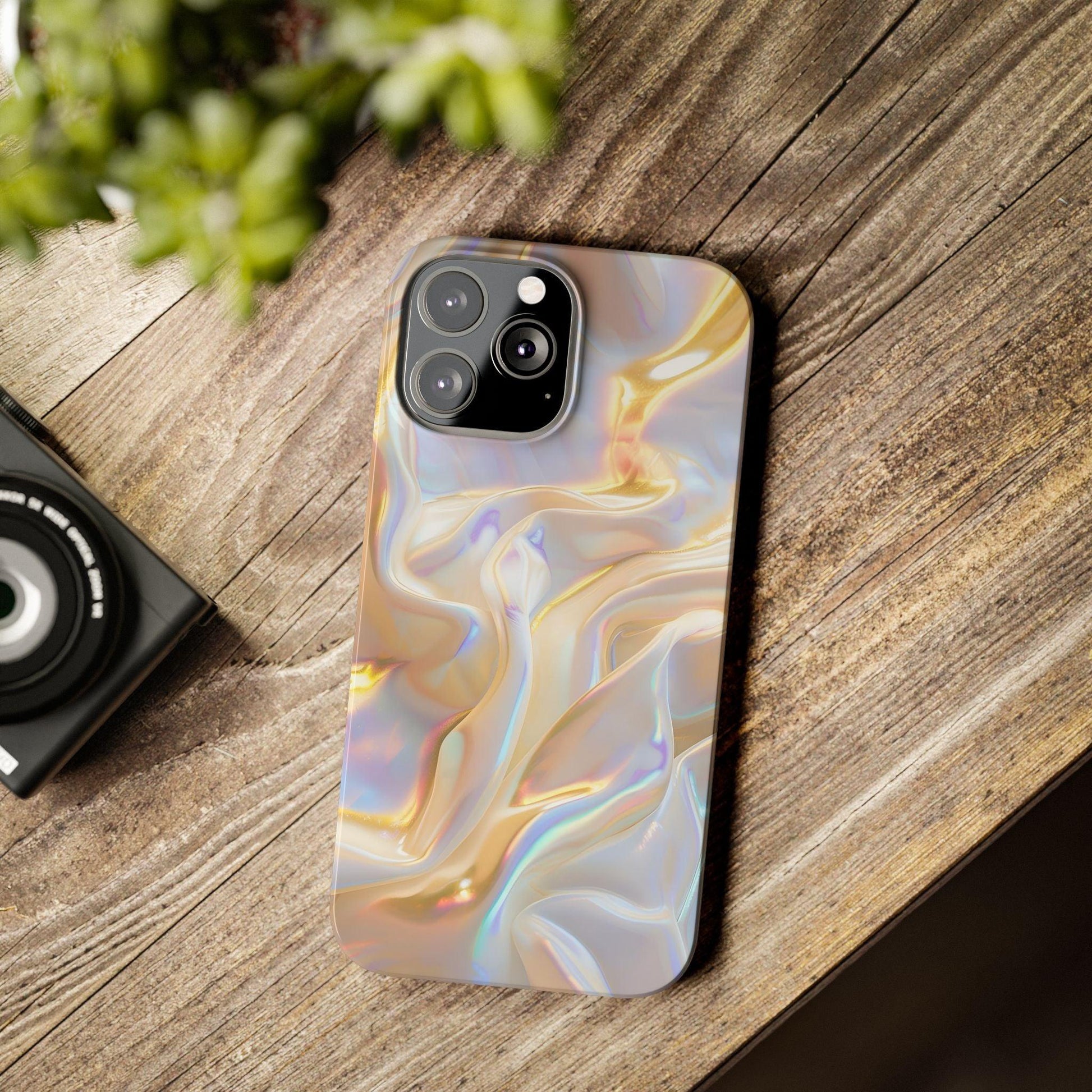 Iridescent Silk Flow Slim iPhone Cases - SmartHomeGoodies