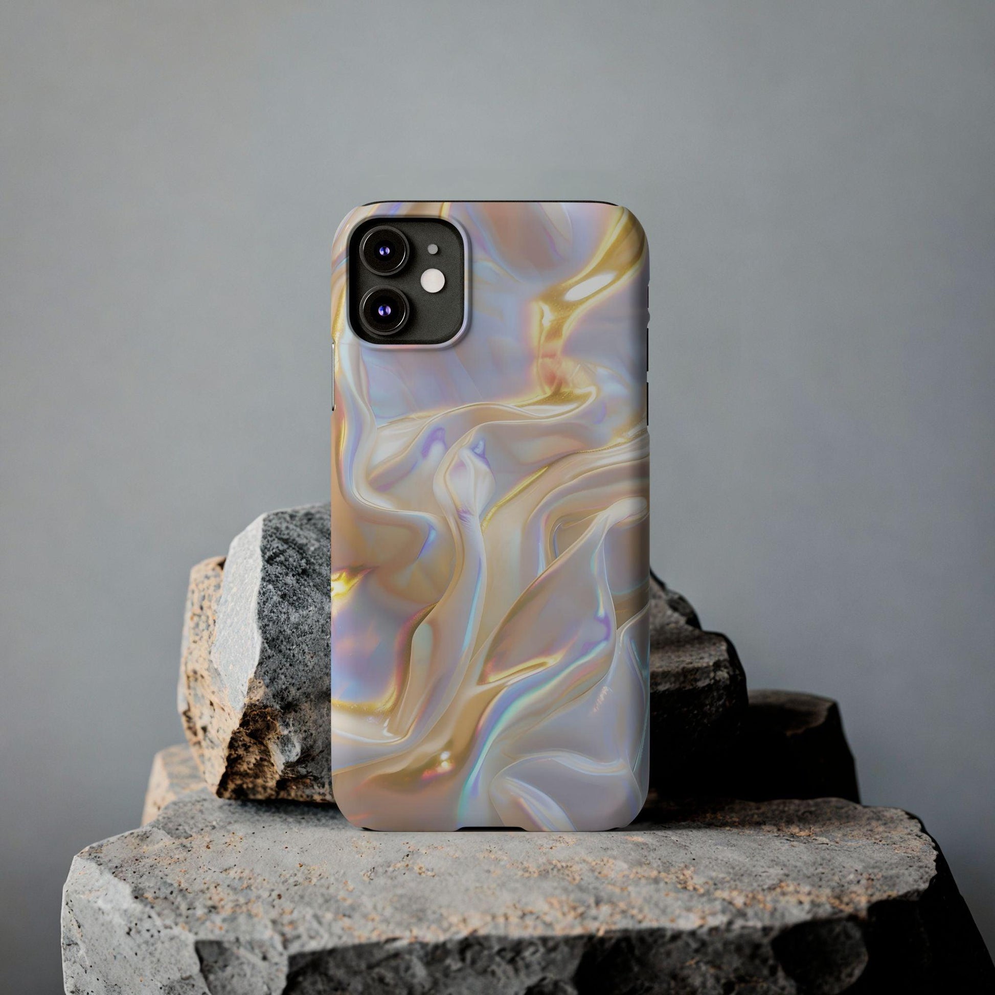 Iridescent Silk Flow Slim iPhone Cases - SmartHomeGoodies