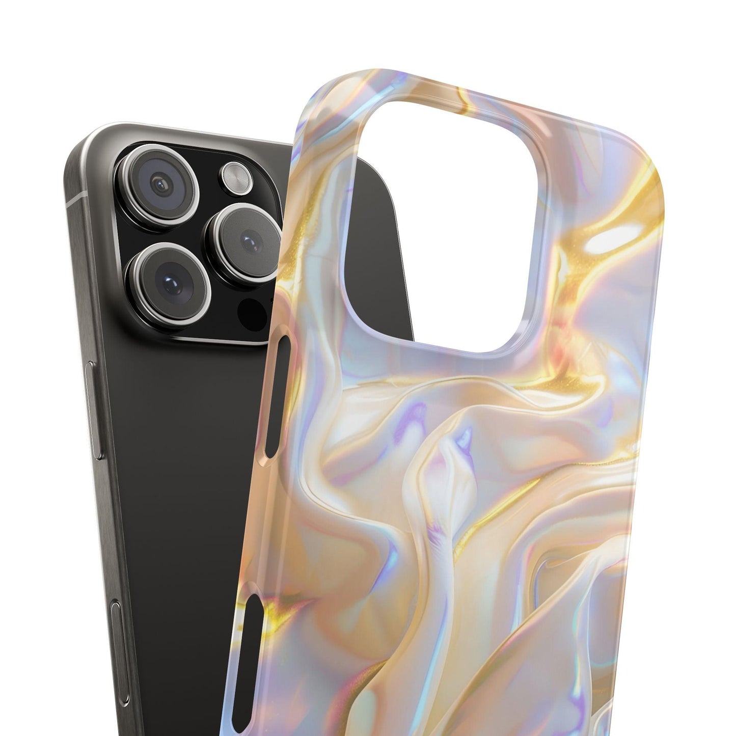 Iridescent Silk Flow Slim iPhone Cases - SmartHomeGoodies
