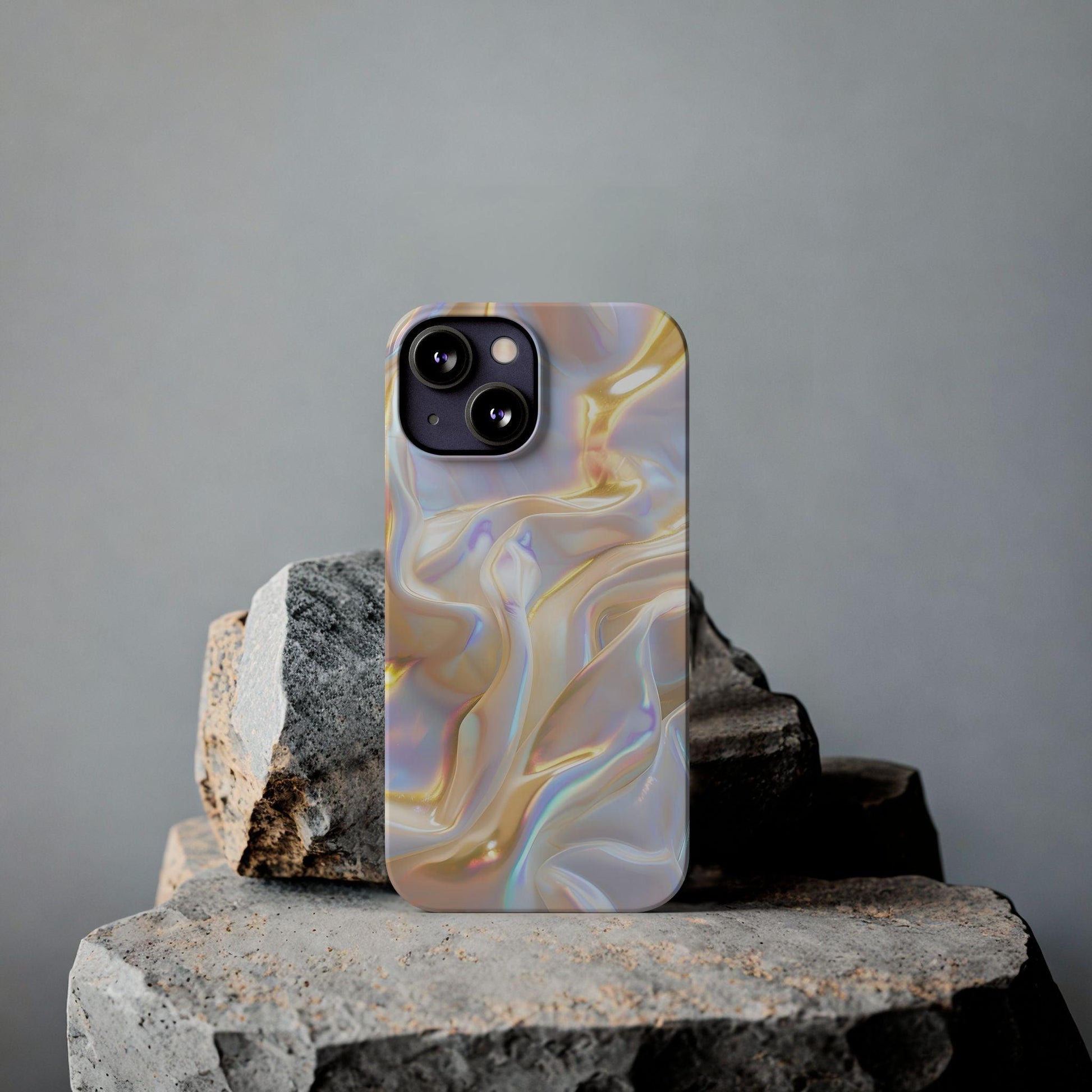 Iridescent Silk Flow Slim iPhone Cases - SmartHomeGoodies