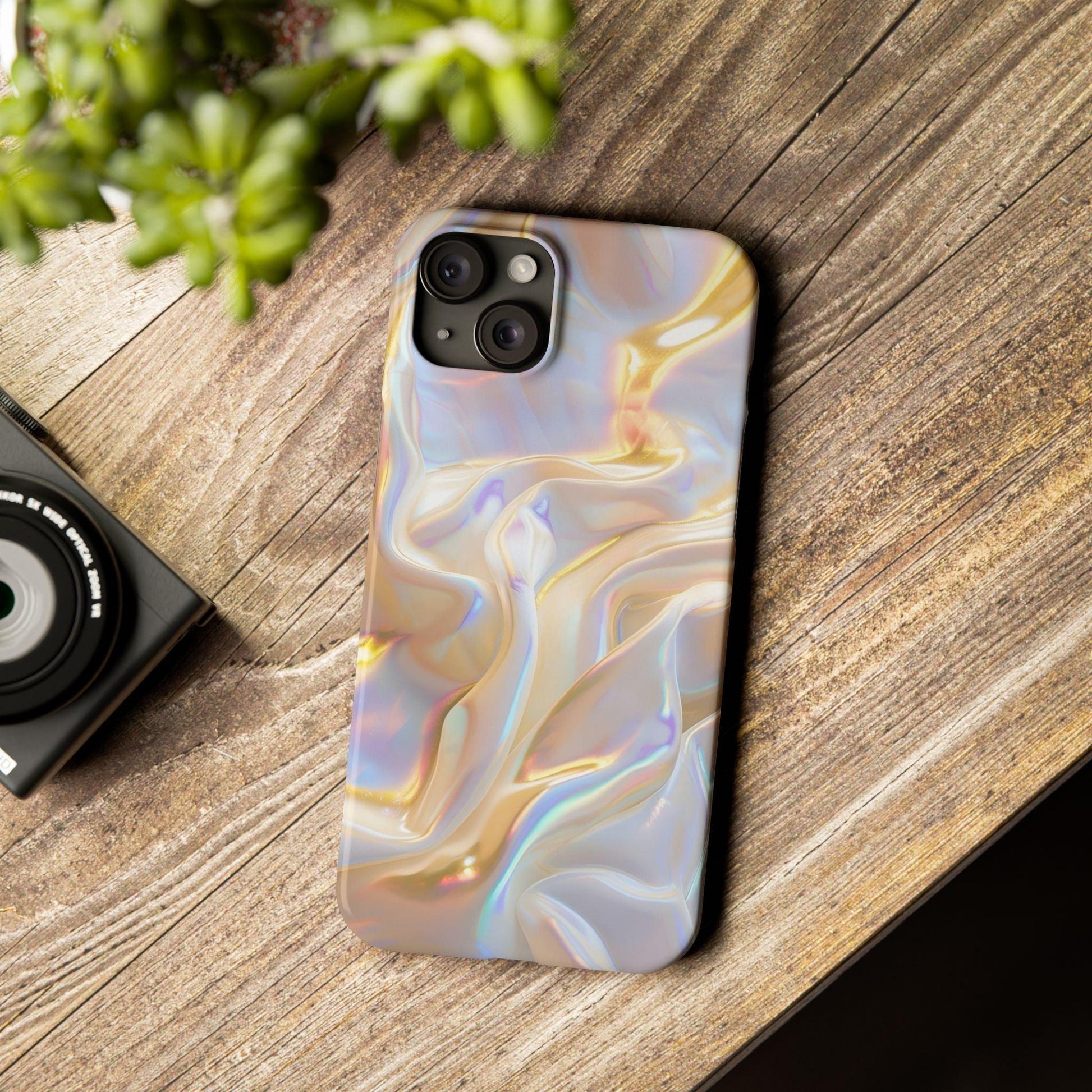 Iridescent Silk Flow Slim iPhone Cases - SmartHomeGoodies