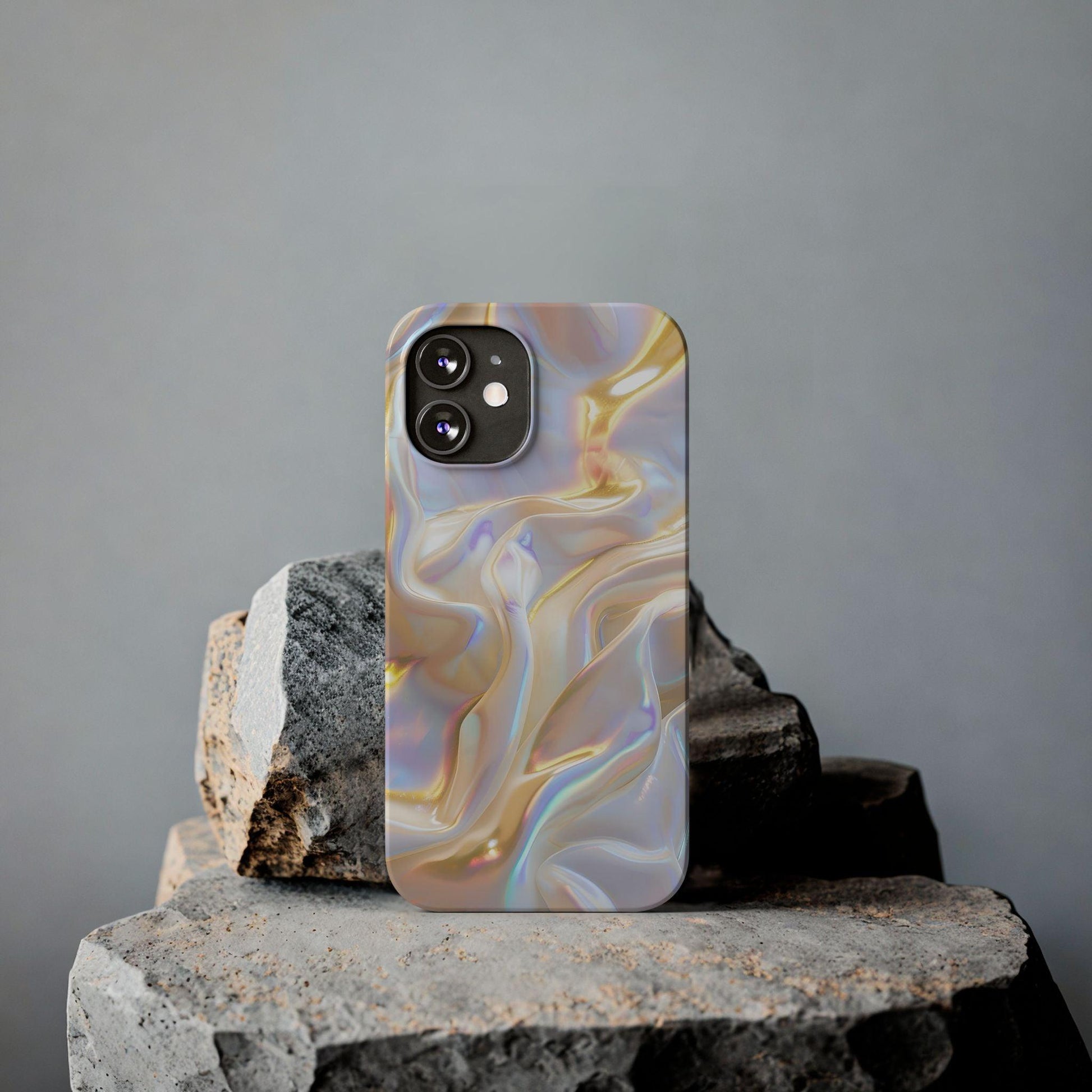 Iridescent Silk Flow Slim iPhone Cases - SmartHomeGoodies