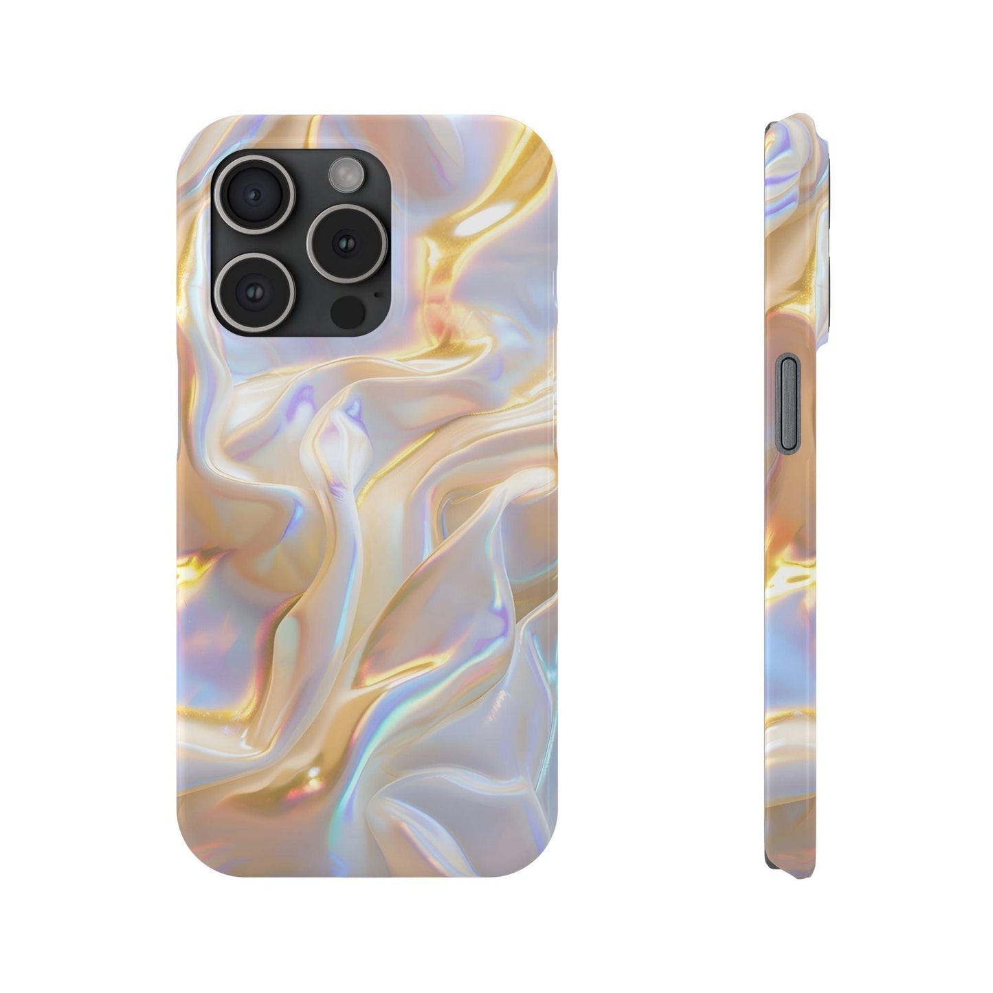 Iridescent Silk Flow Slim iPhone Cases - SmartHomeGoodies