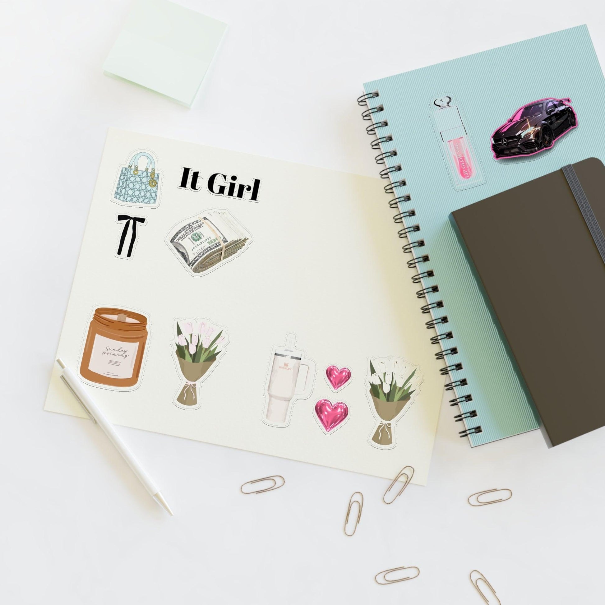 It Girl Sticker Sheets for Phone case/ Laptop/iPad and Scrapbooks/Notebooks - SmartHomeGoodies
