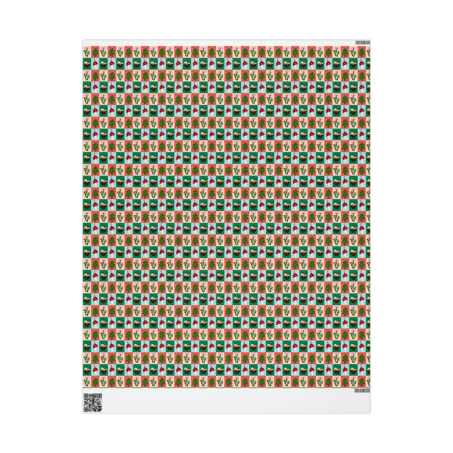 Jingle Blocks – Bold Pattern Christmas Wrapping Paper - SmartHomeGoodies