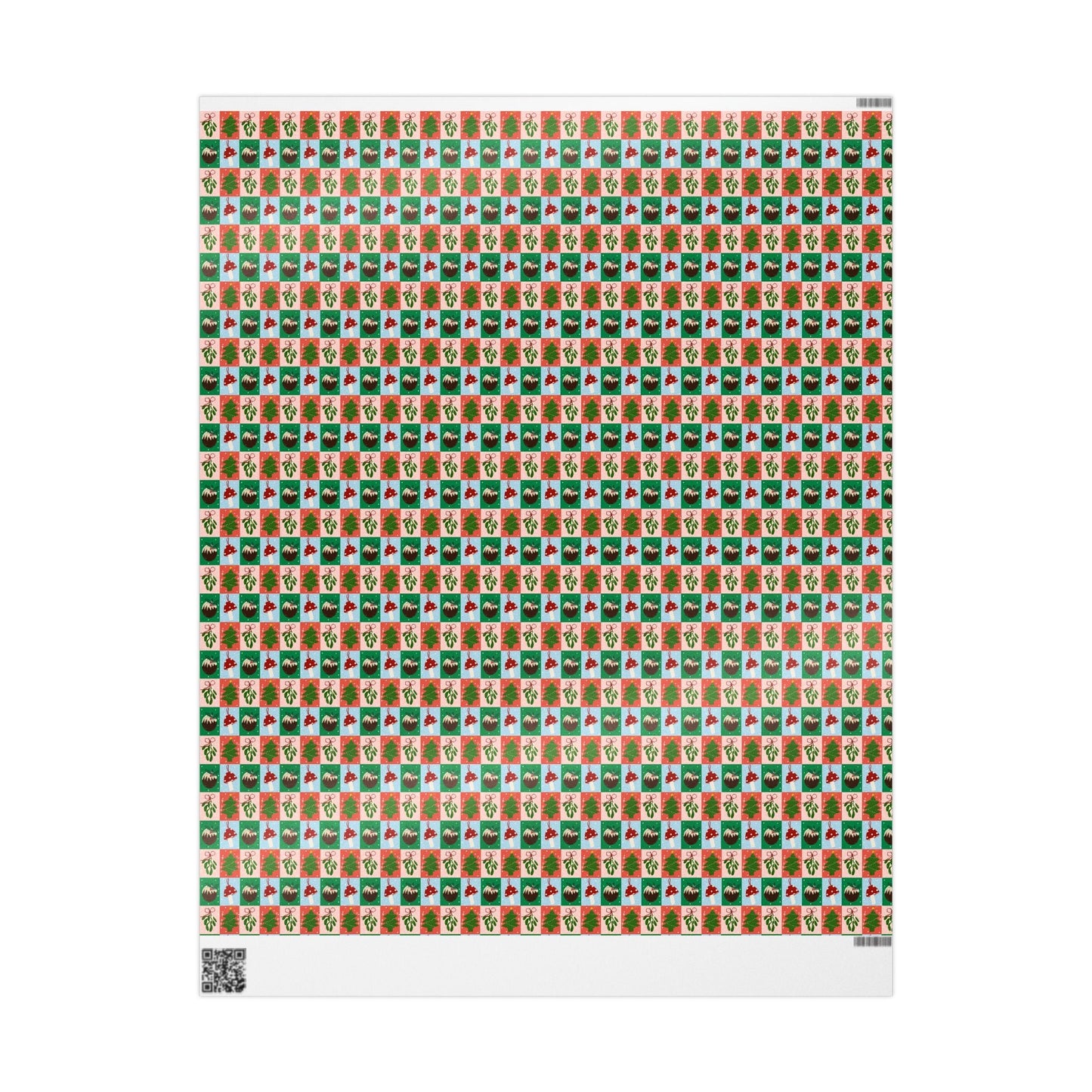 Jingle Blocks – Bold Pattern Christmas Wrapping Paper - SmartHomeGoodies