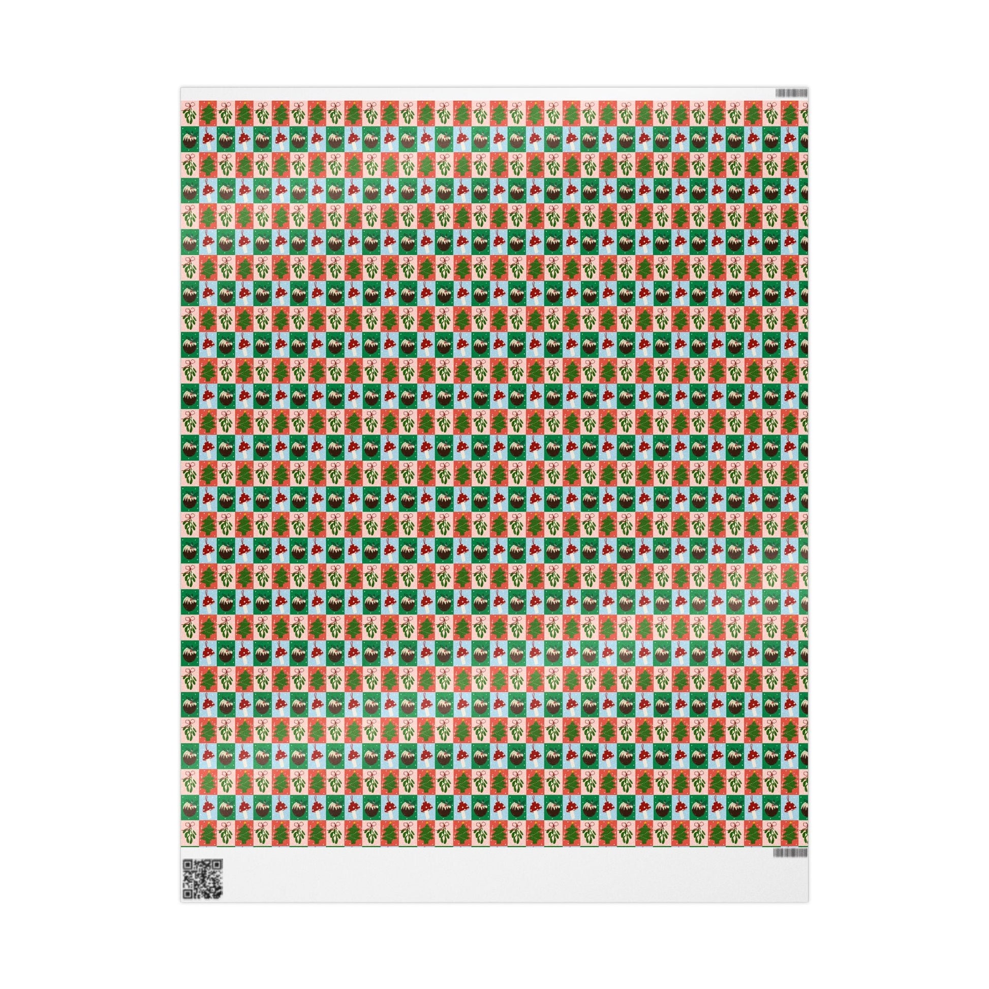 Jingle Blocks – Bold Pattern Christmas Wrapping Paper - SmartHomeGoodies