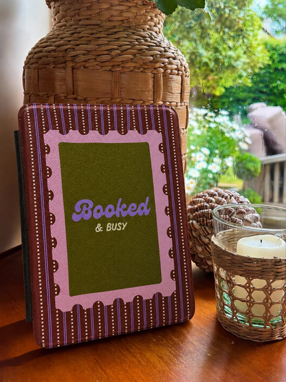 Booked & Busy Kindle Case