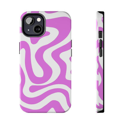 Lilac Swirl Fusion Tough iPhone Cases - SmartHomeGoodies