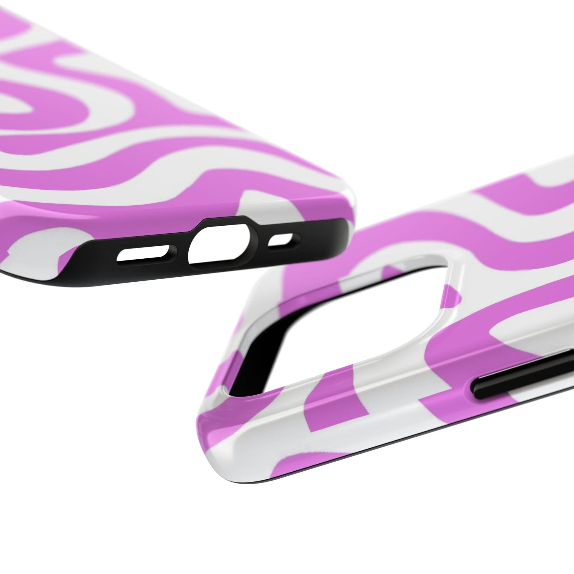 Lilac Swirl Fusion Tough iPhone Cases - SmartHomeGoodies