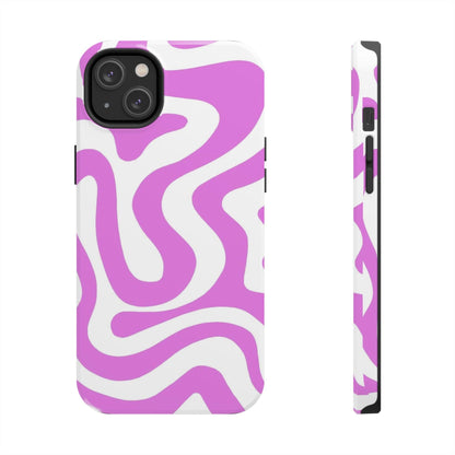Lilac Swirl Fusion Tough iPhone Cases - SmartHomeGoodies