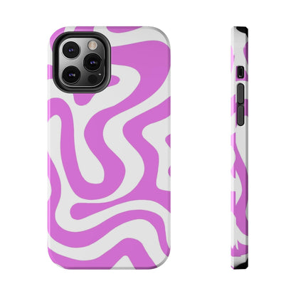 Lilac Swirl Fusion Tough iPhone Cases - SmartHomeGoodies