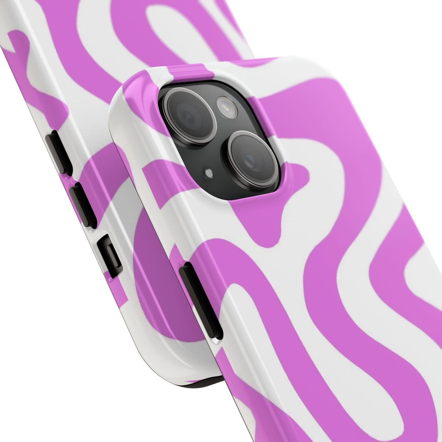 Lilac Swirl Fusion Tough iPhone Cases - SmartHomeGoodies