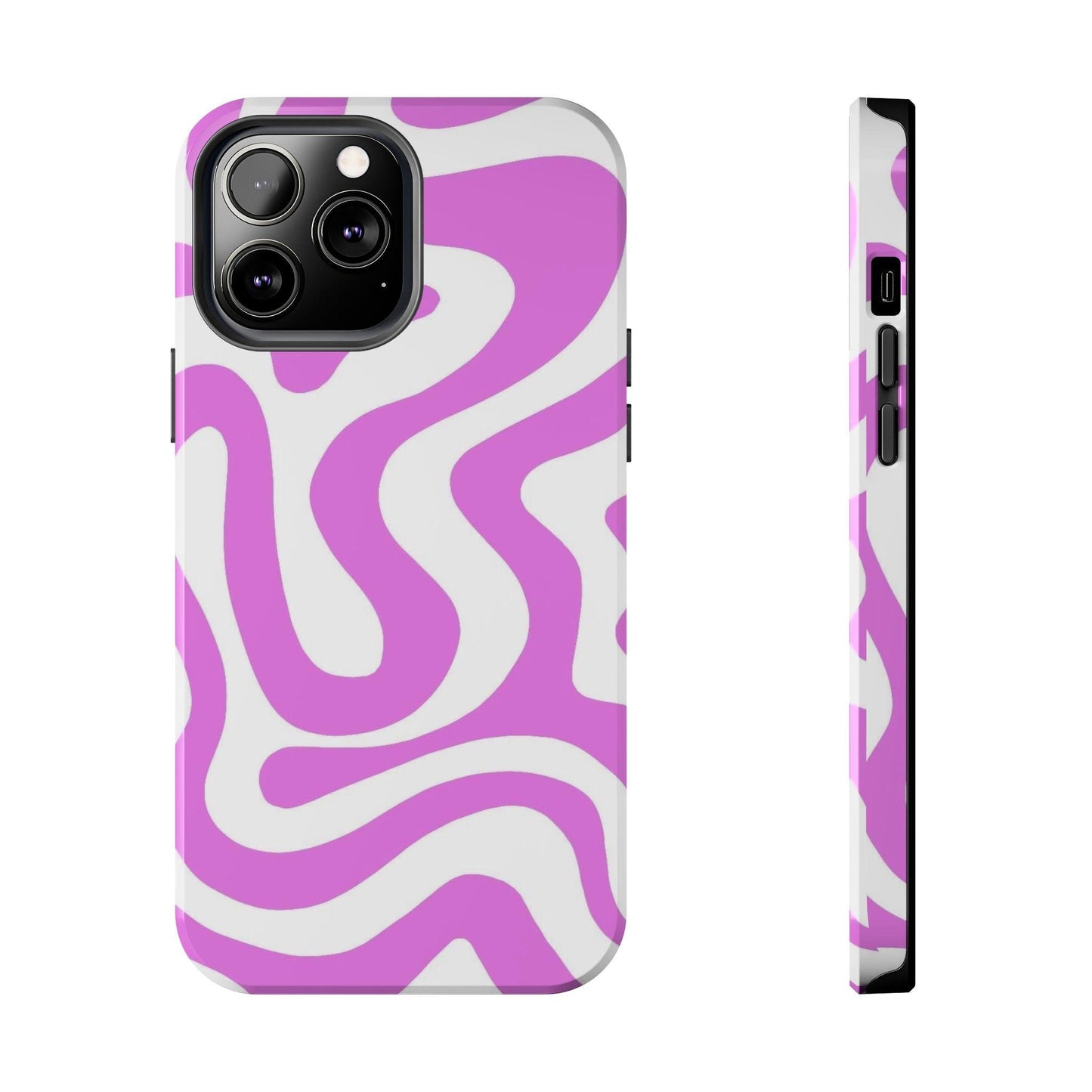 Lilac Swirl Fusion Tough iPhone Cases - SmartHomeGoodies
