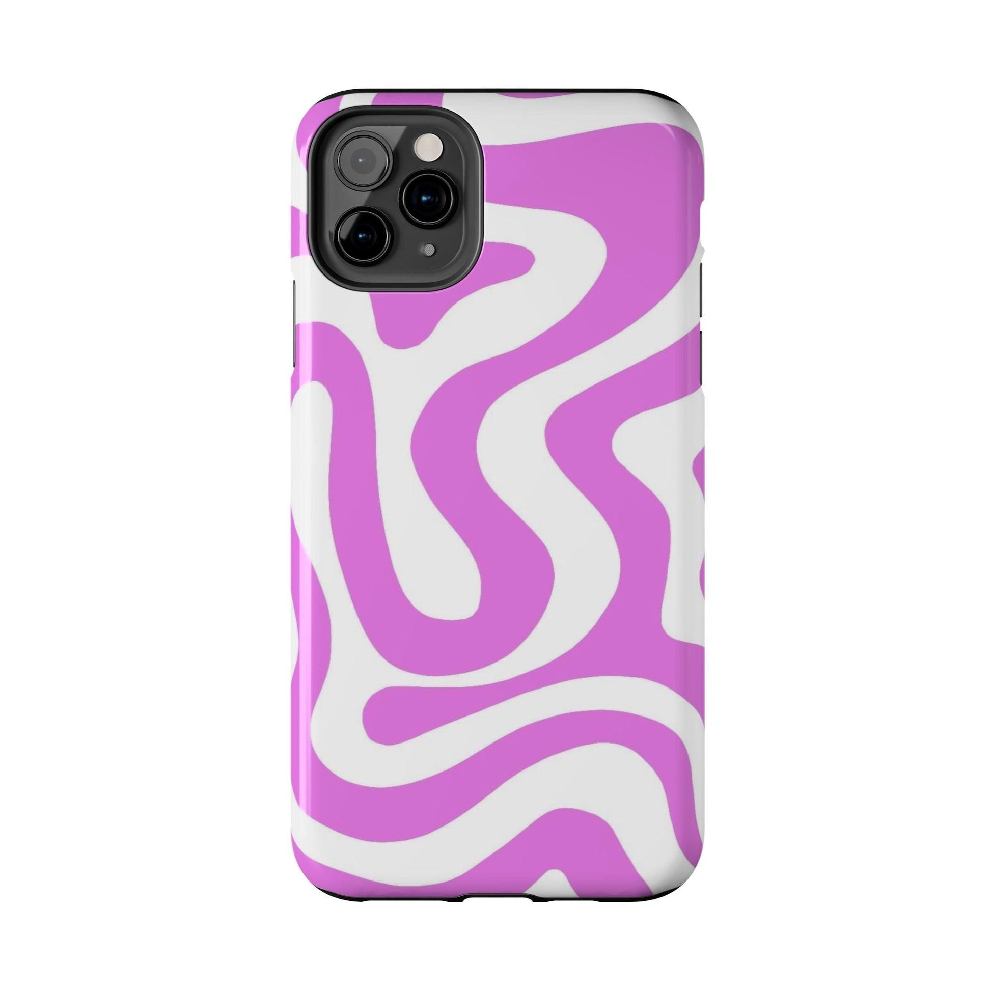 Lilac Swirl Fusion Tough iPhone Cases - SmartHomeGoodies