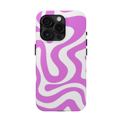 Lilac Swirl Fusion Tough iPhone Cases - SmartHomeGoodies