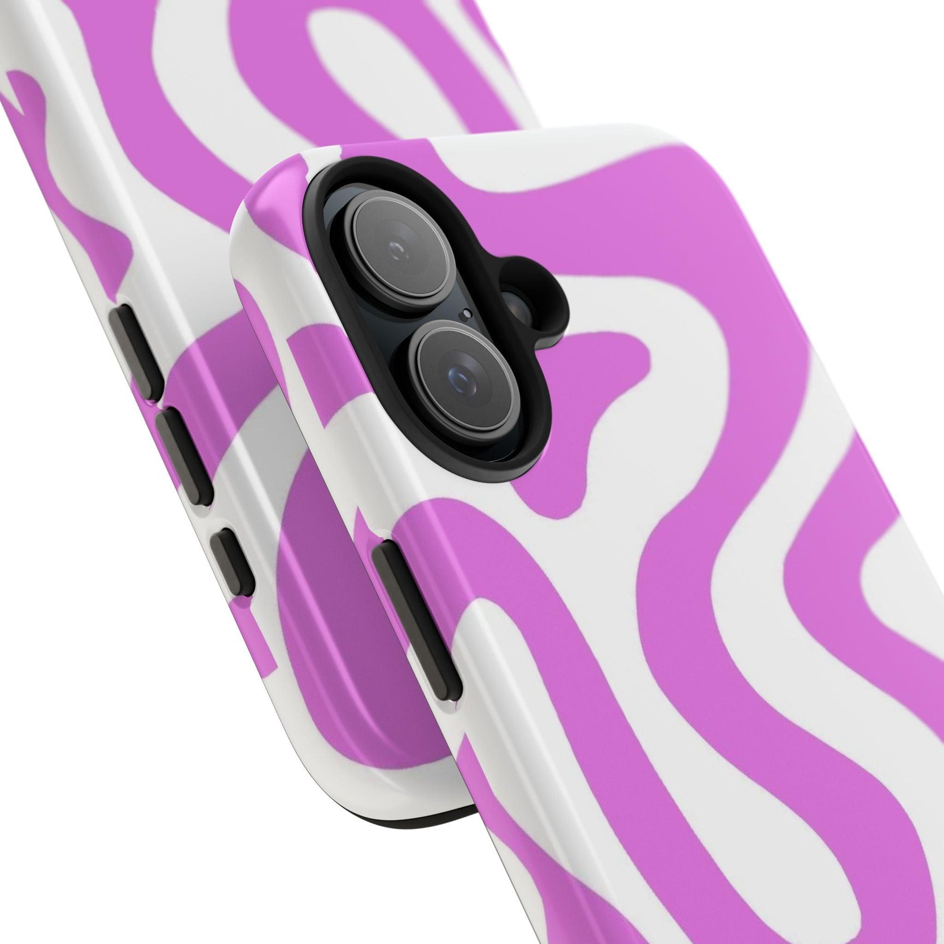 Lilac Swirl Fusion Tough iPhone Cases - SmartHomeGoodies